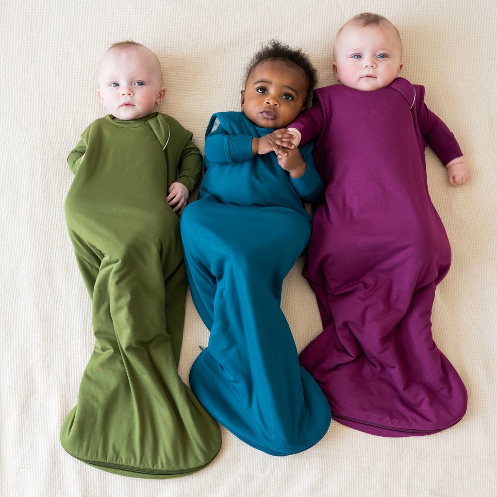 babies in Kyte Baby sleep sacks