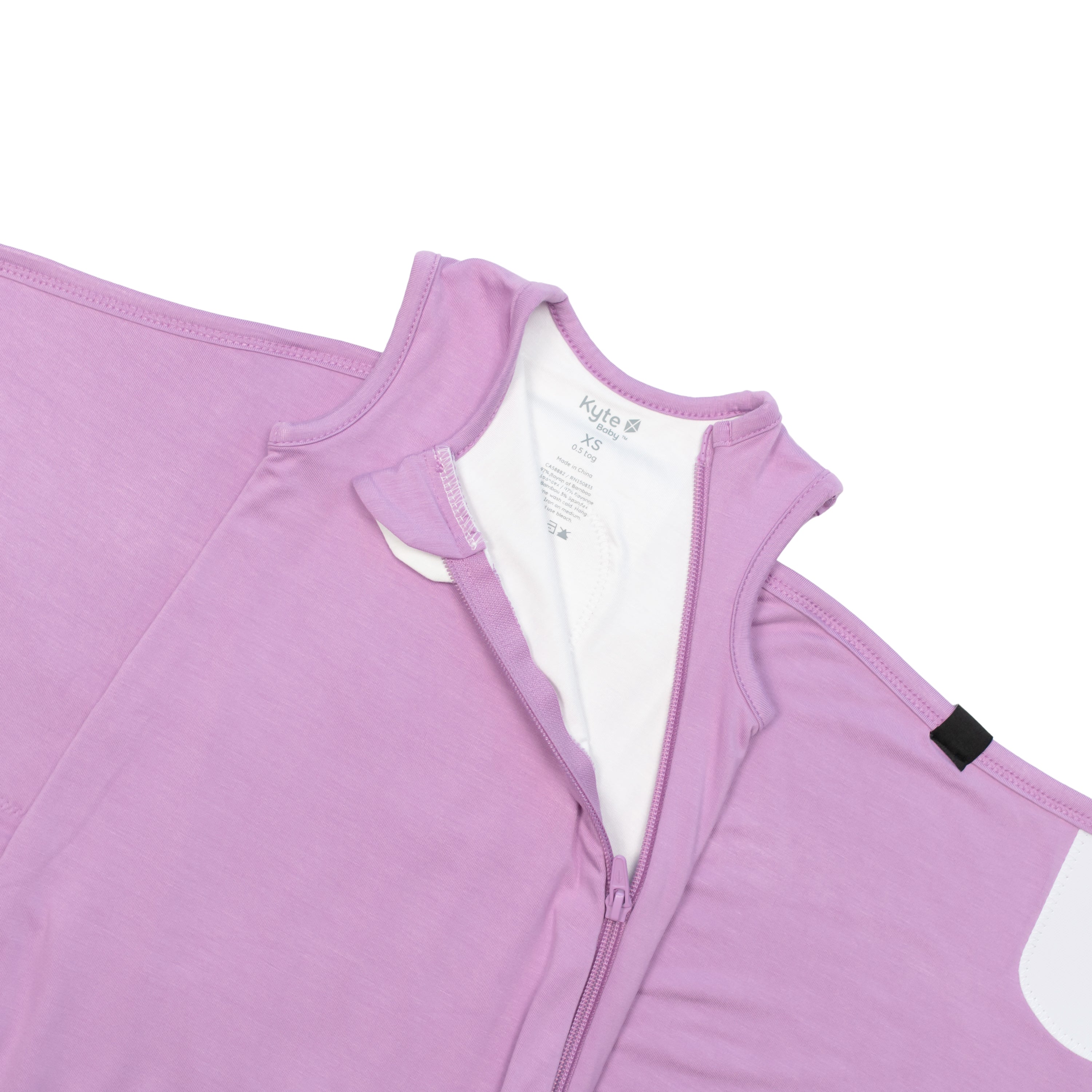 Zipper garage on Sleep Bag Swaddler in Poi 0.5