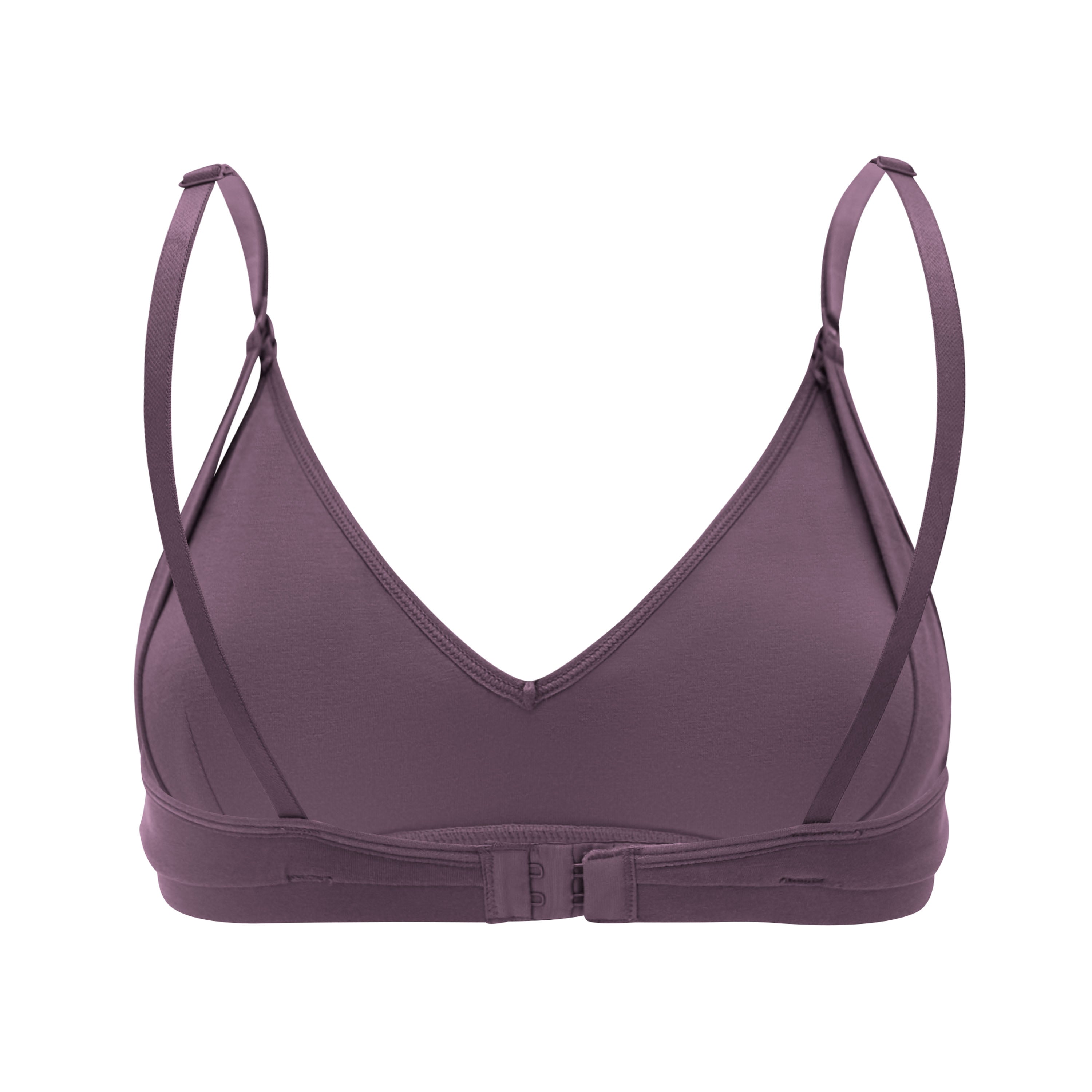 Back of Women's Nursing Bra in Currant