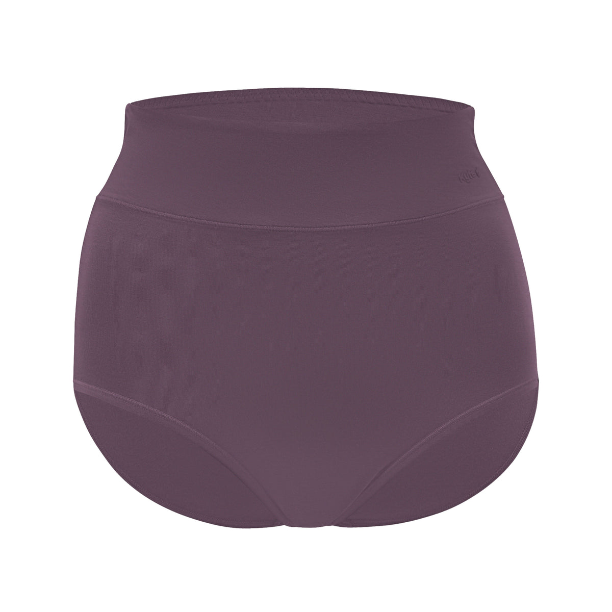 Women's High-Waisted Brief in Currant