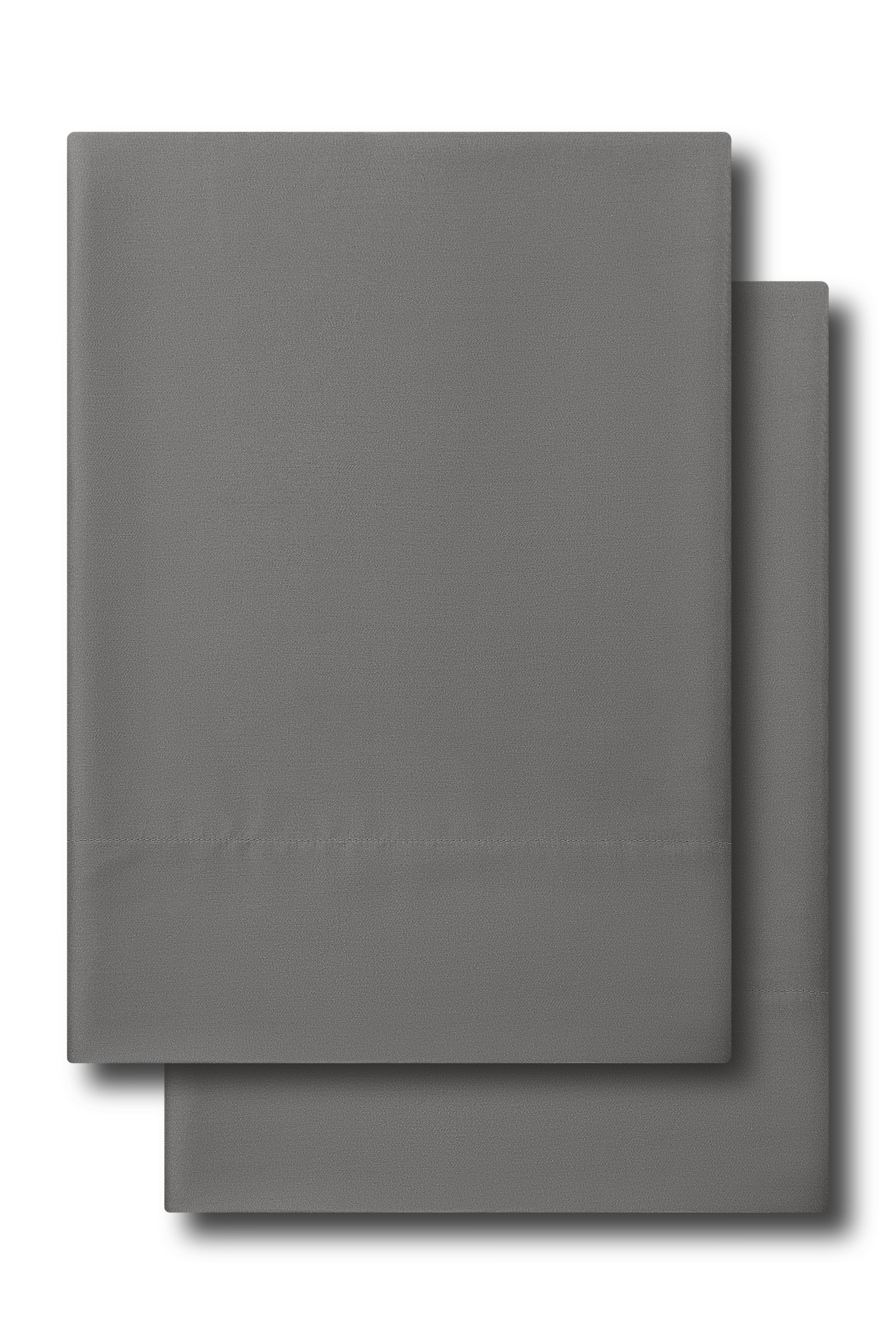 Product photo of the Bamboo Sateen Pillowcas set in Ash