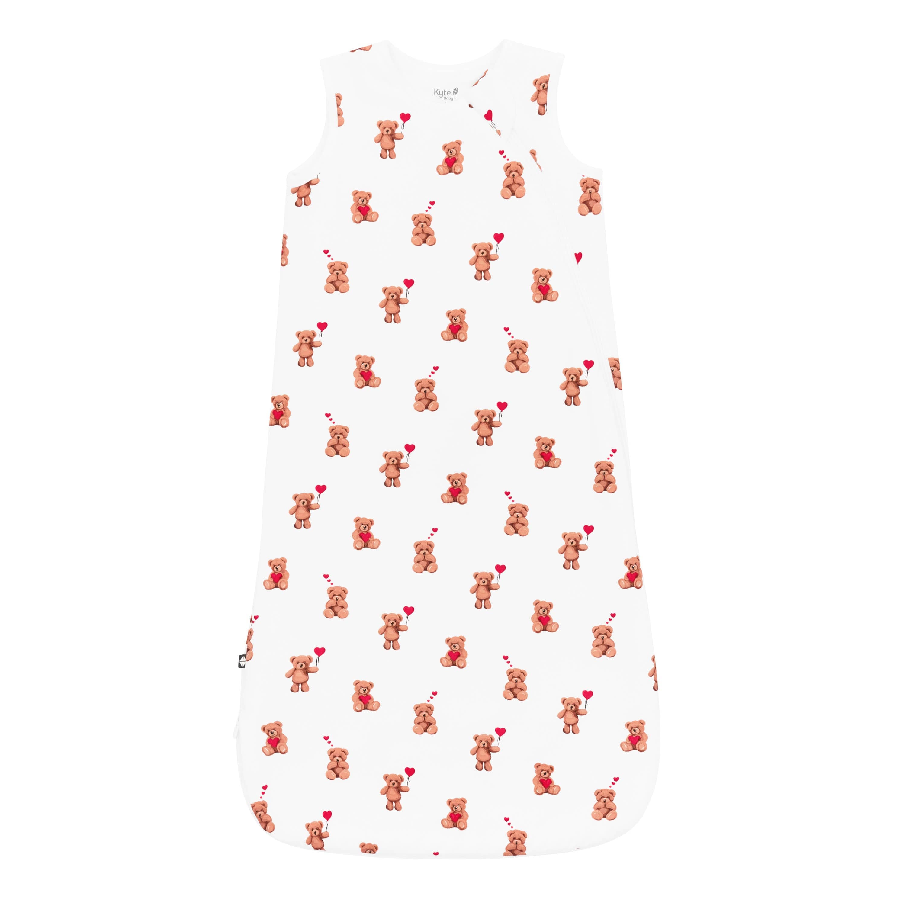 Product photo of the soft and breathable Sleep Bag in Bear Hearts 1.0