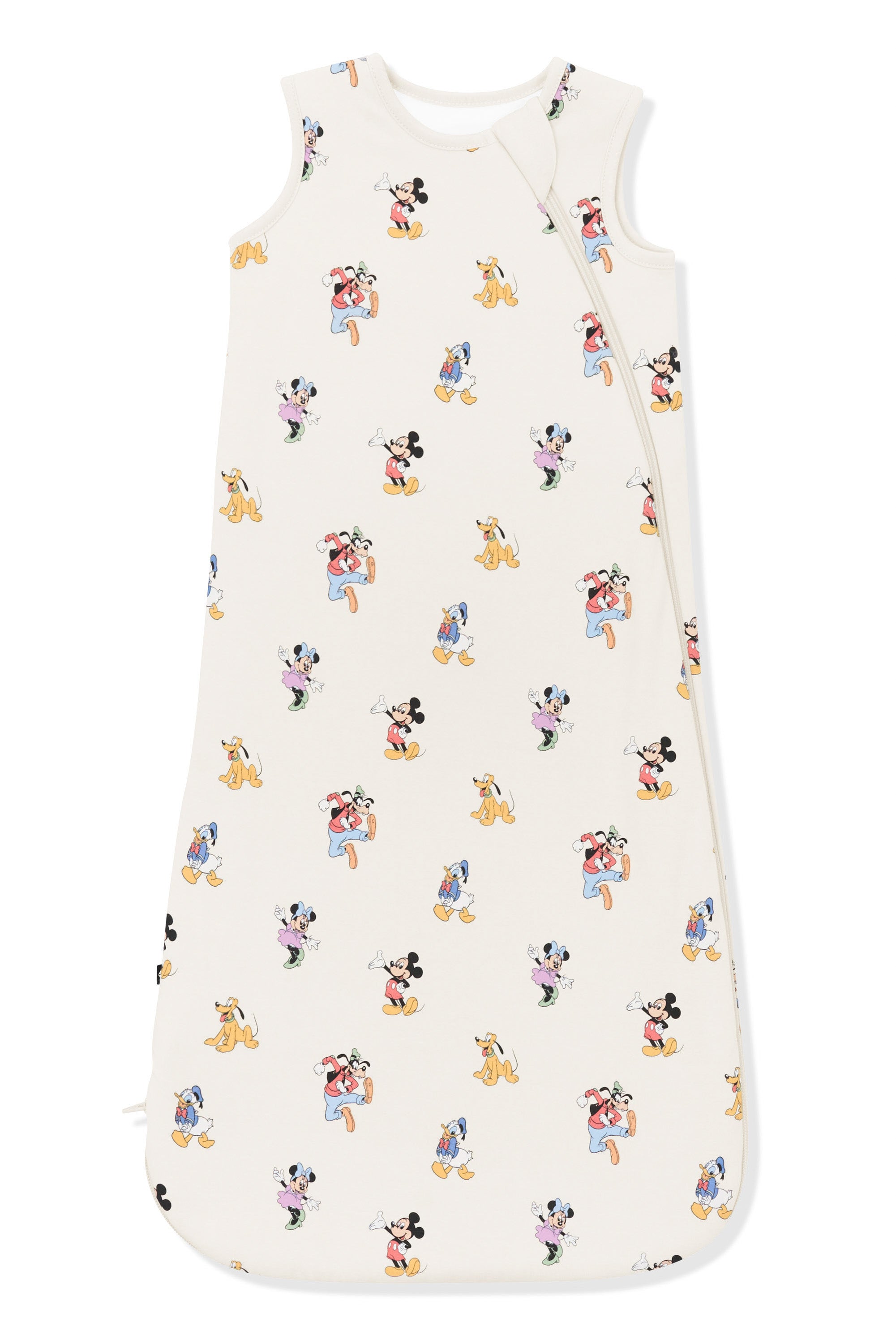 Sleep Bag with Mickey Mouse and Friends print on an oat background
