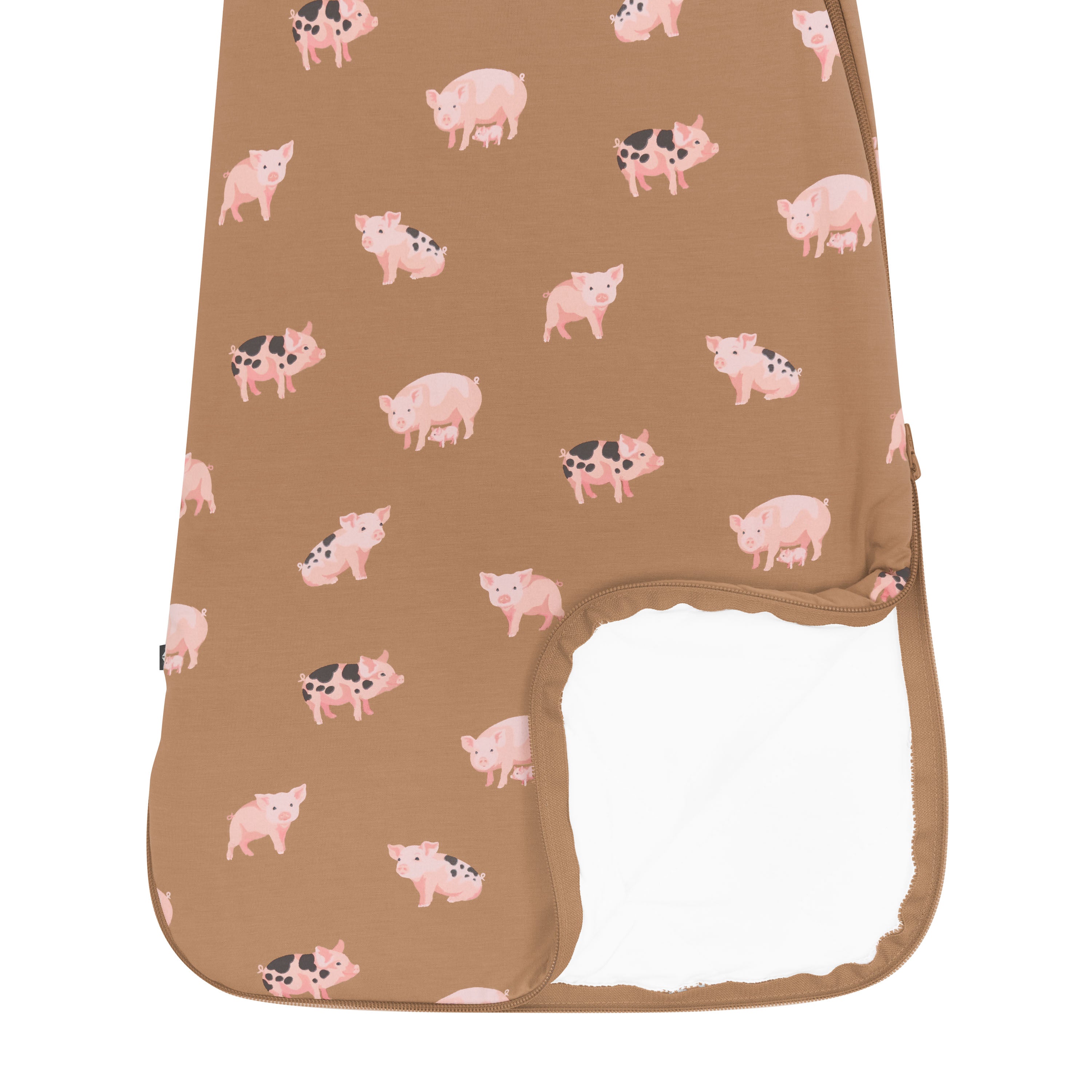 Double zipper on the Sleep Bag in Pig 1.0 shown