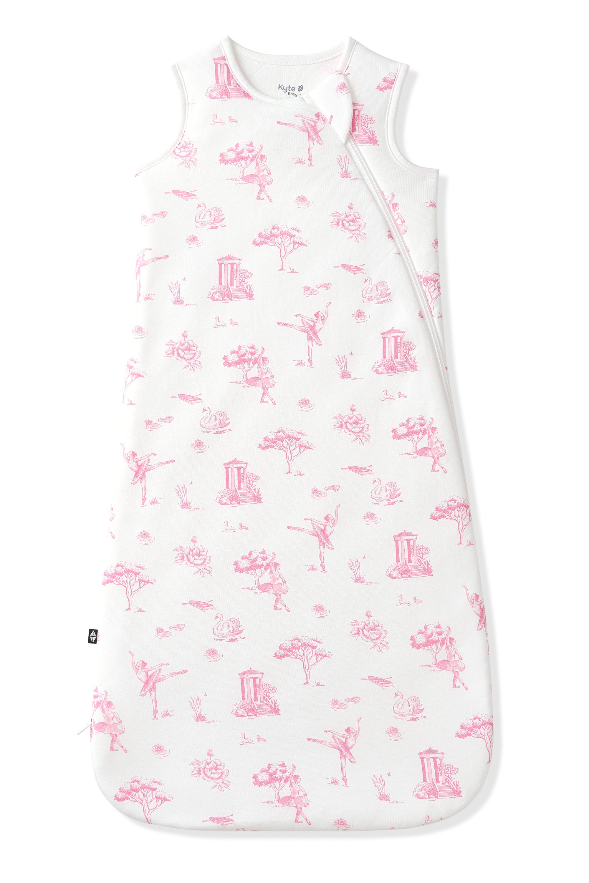 Product photo of the Sleep Bag in Toile Ballet 1.0 on a white background