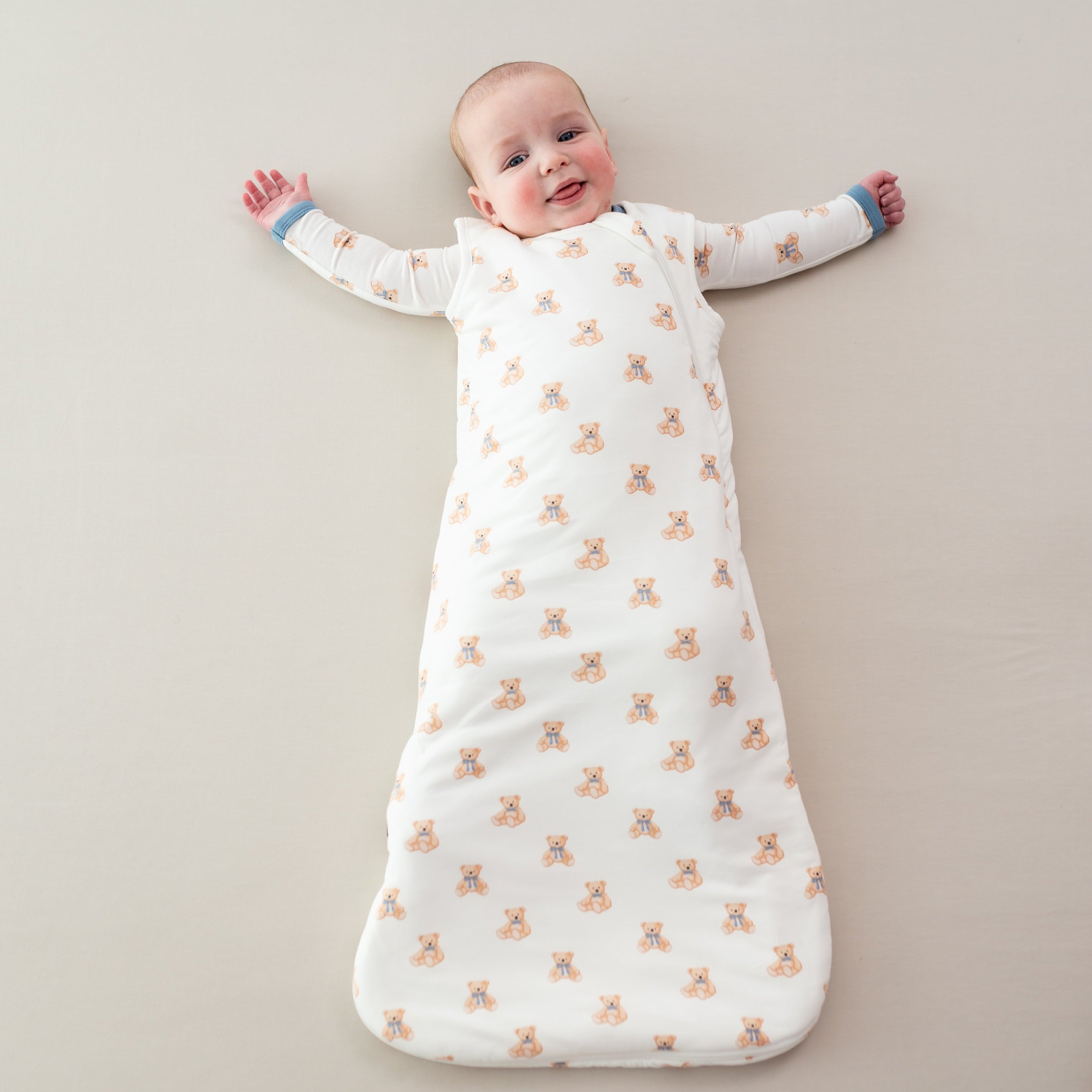 Baby wearing Sleep Bag in Teddy Bear 1.0