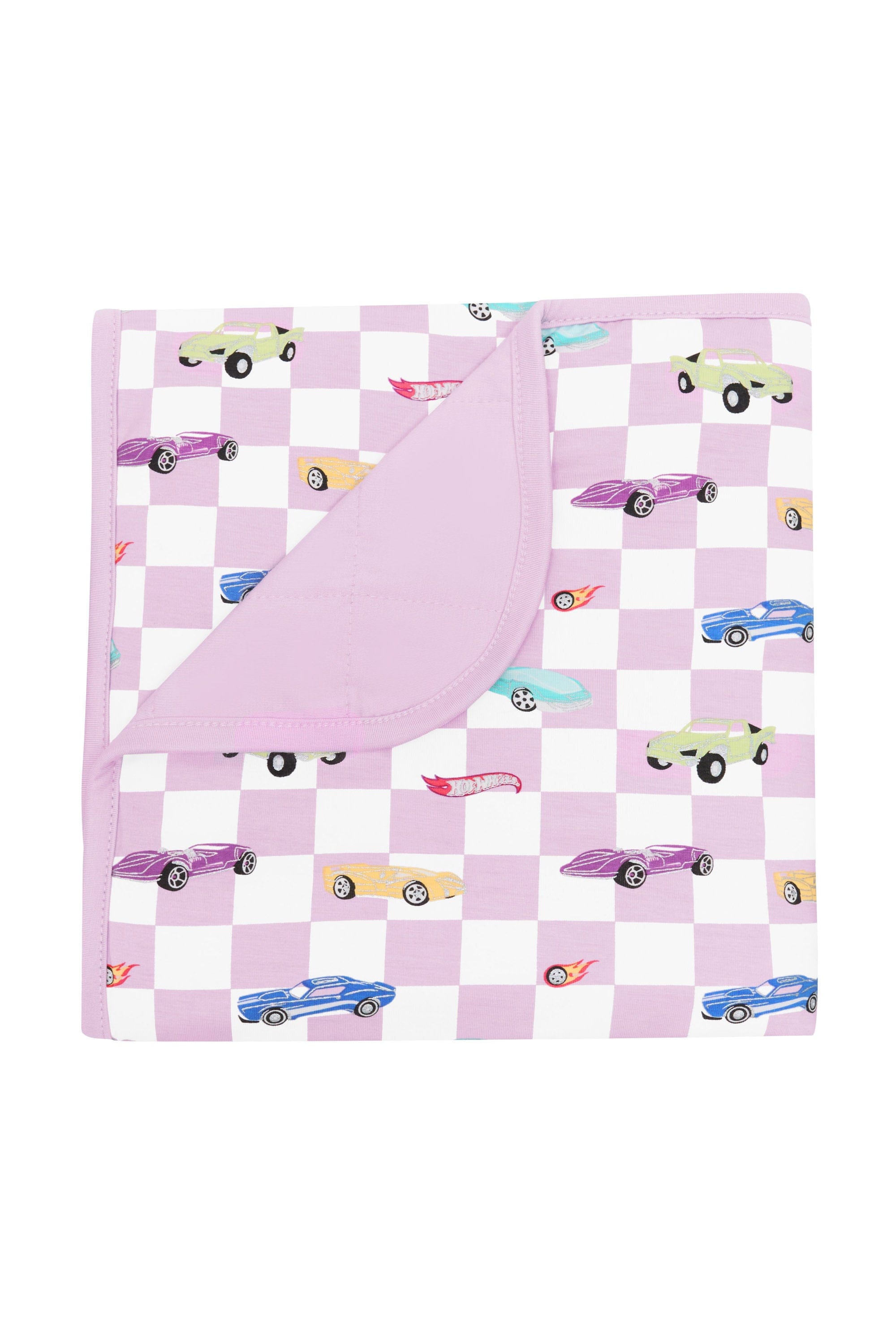 Quilted Hot Wheels Baby Blanket in Sparkles and Speed 1.0 TOG