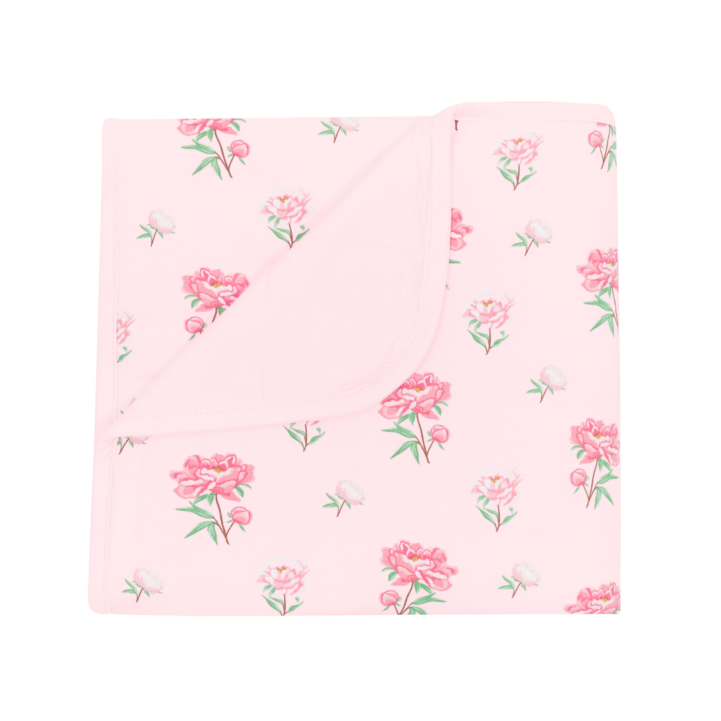 Pink Baby Blanket in Sakura Peony
