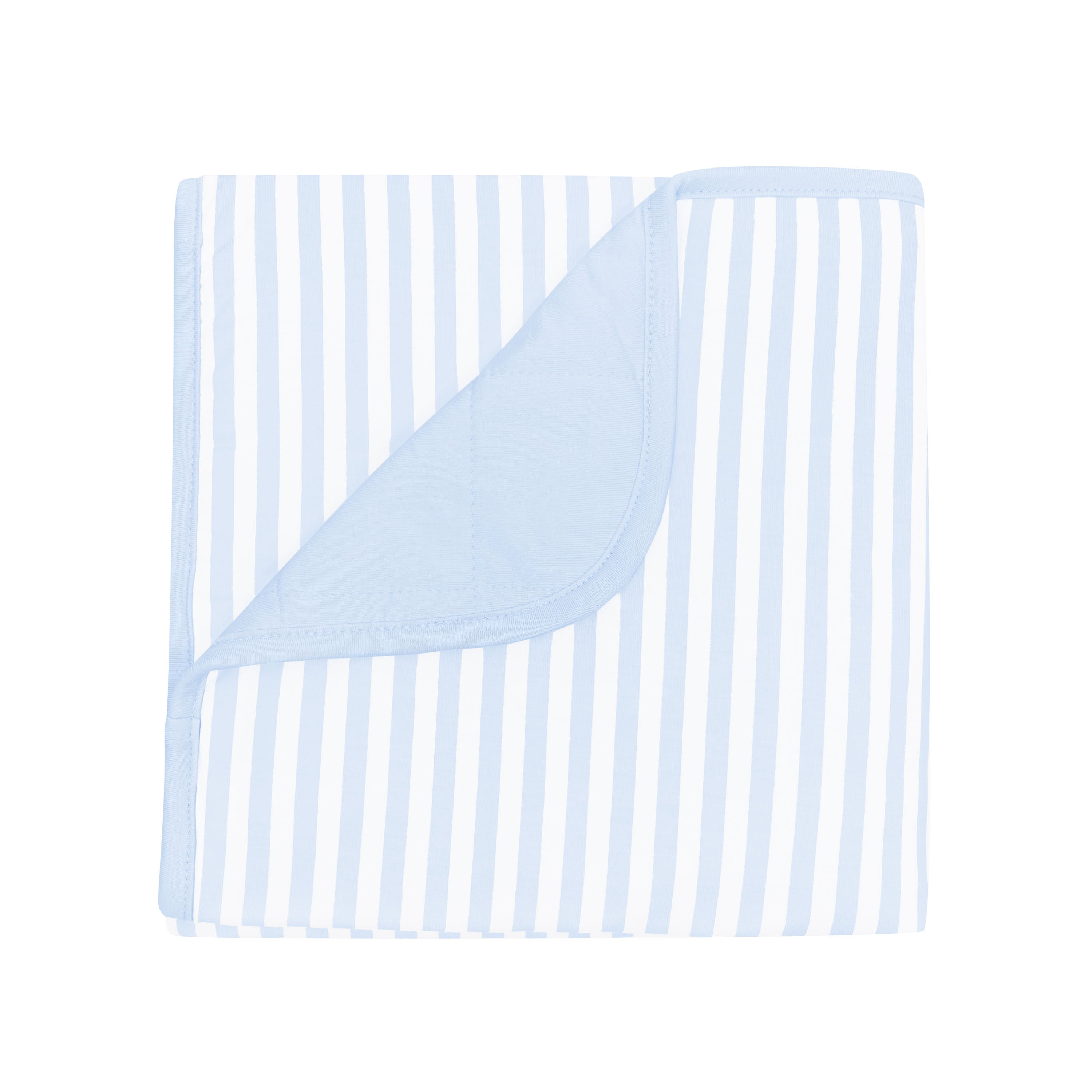 Striped Baby Blanket in Small Mist Stripe 1.0