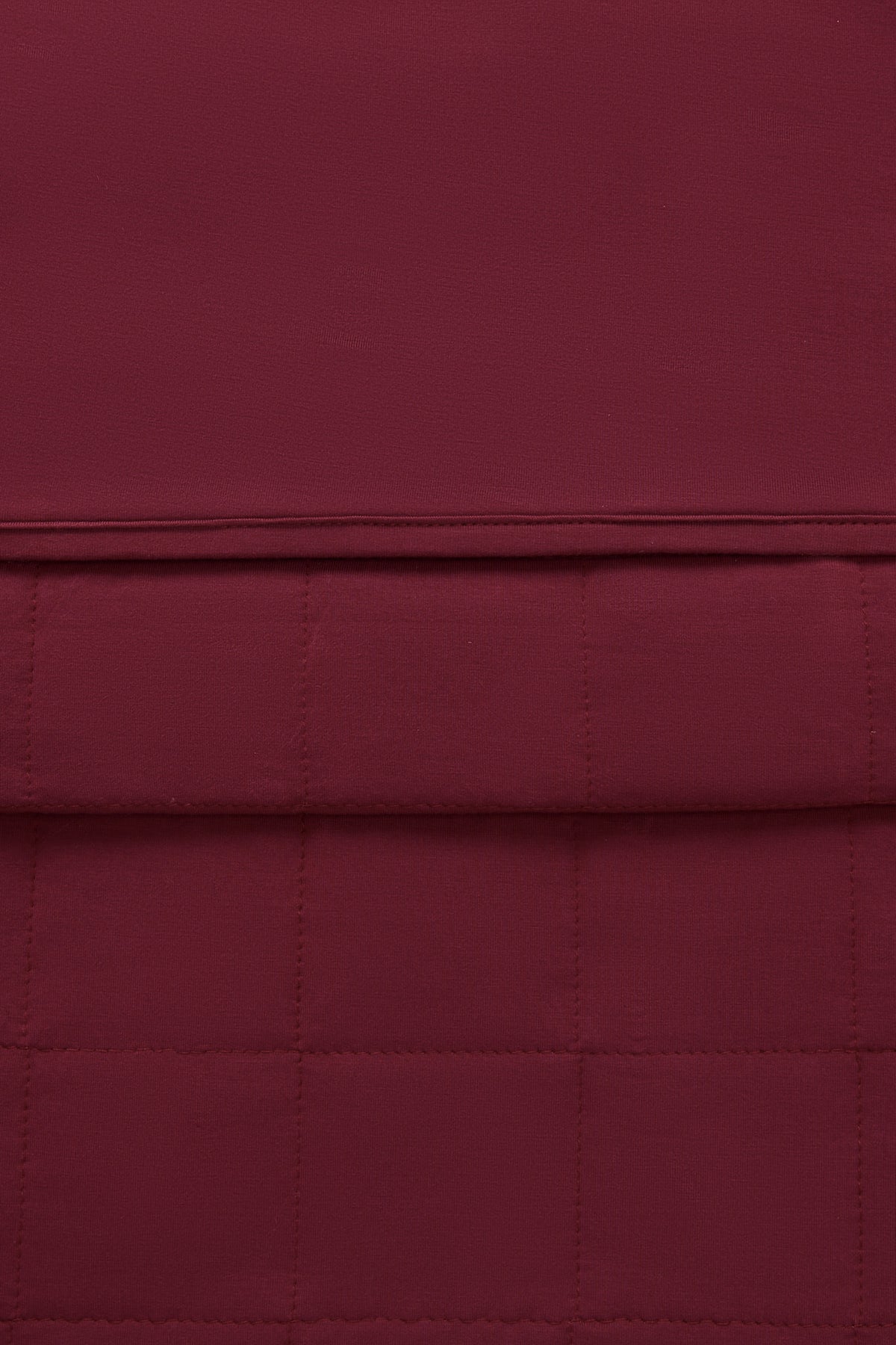 Front and back side of Baby Blanket in Burgundy 1.0 color