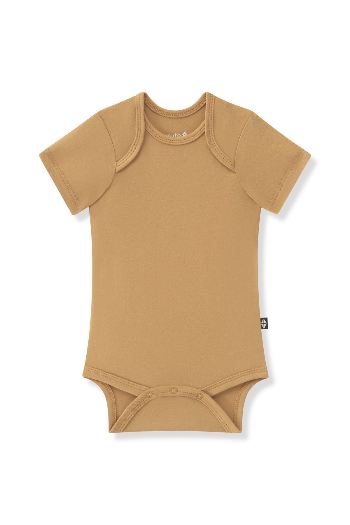 Bodysuit in Ochre on a white background