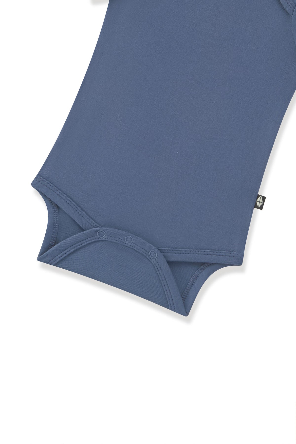 Oxford Bodysuit with snap buttons on a white background