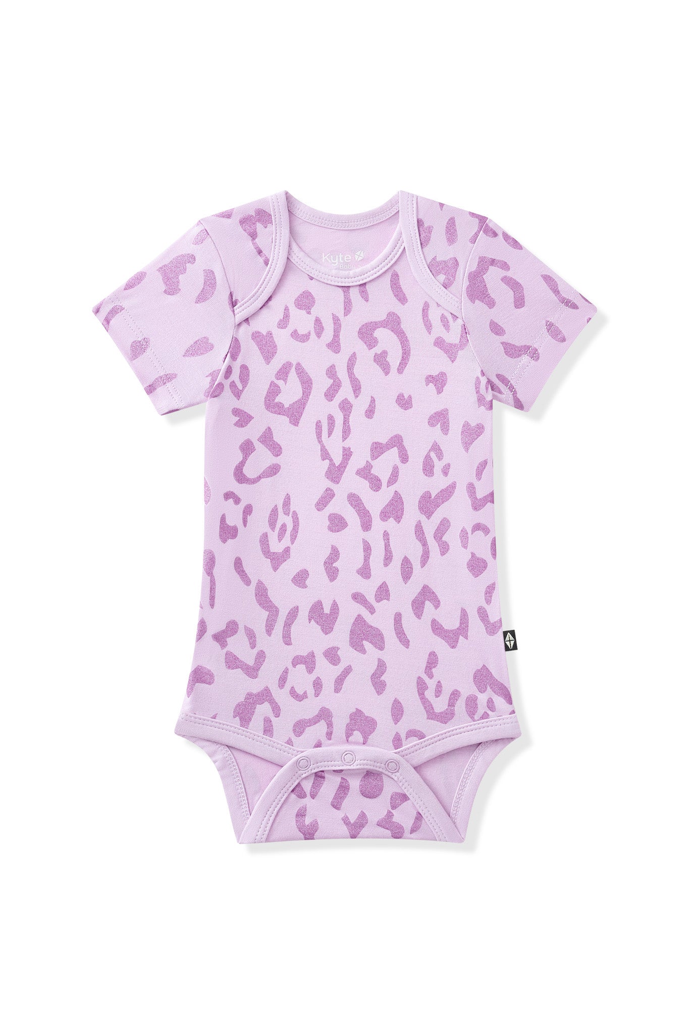 Bodysuit in Thistle Leopard print on white background