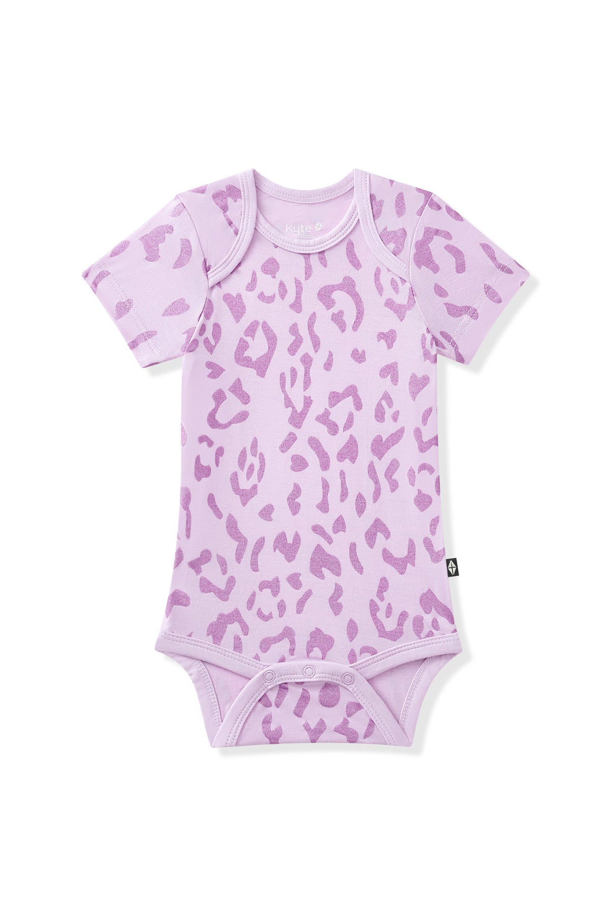 Bodysuit in Thistle Leopard print on white background