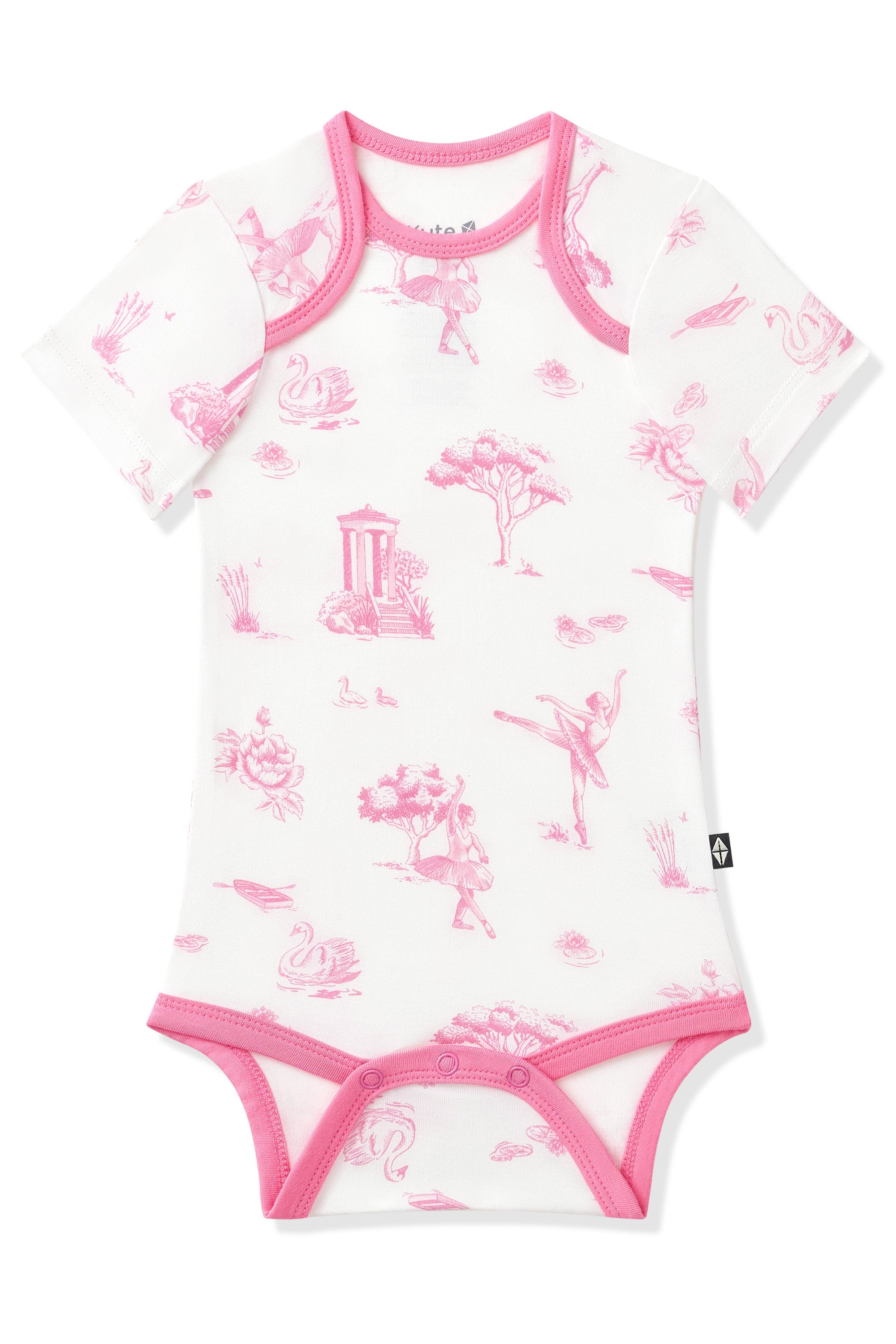 Product photo of the Bodysuit in Toile Ballet on a white background