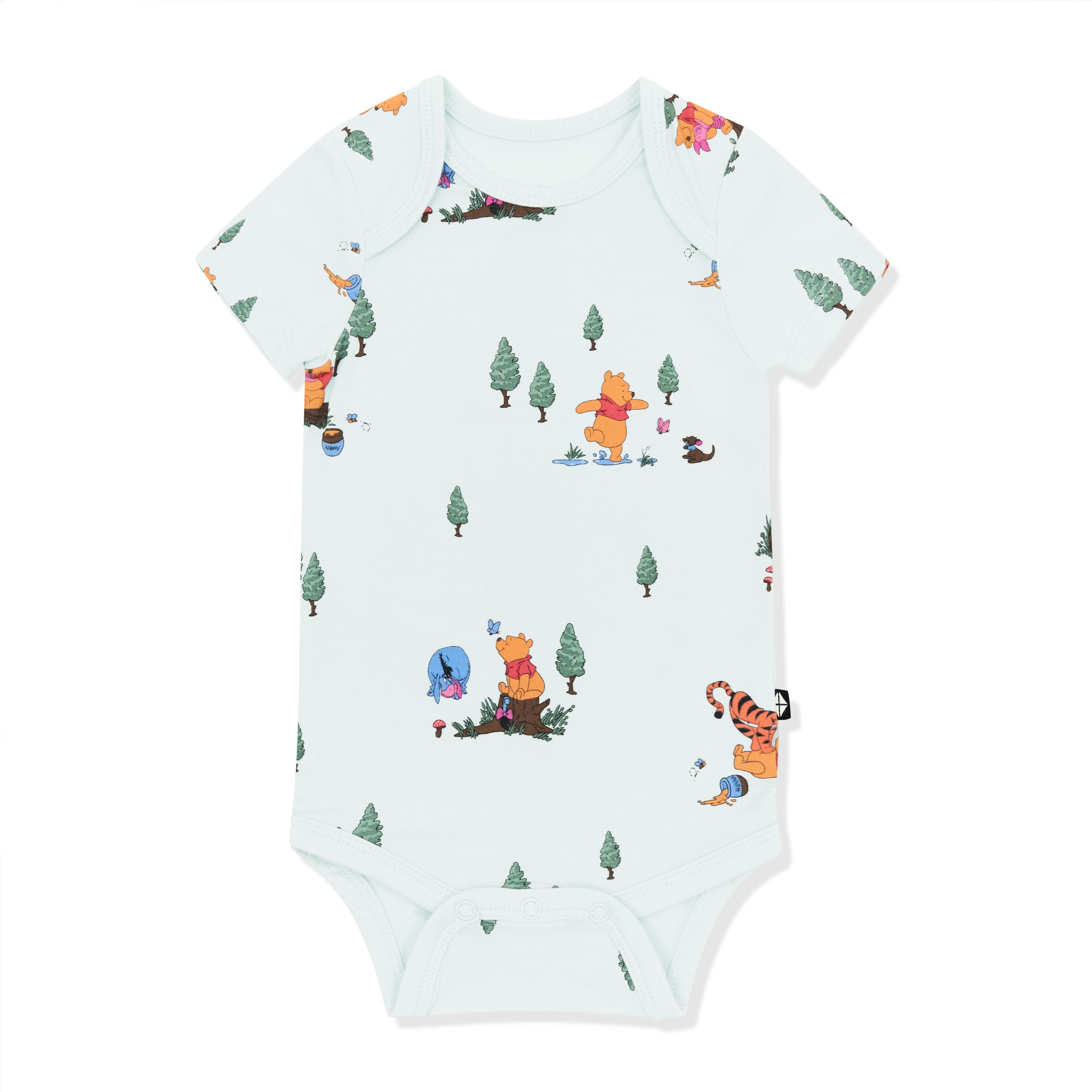 Product photo of the Bodysuit in Winnie the Pooh Hundred Acre Wood