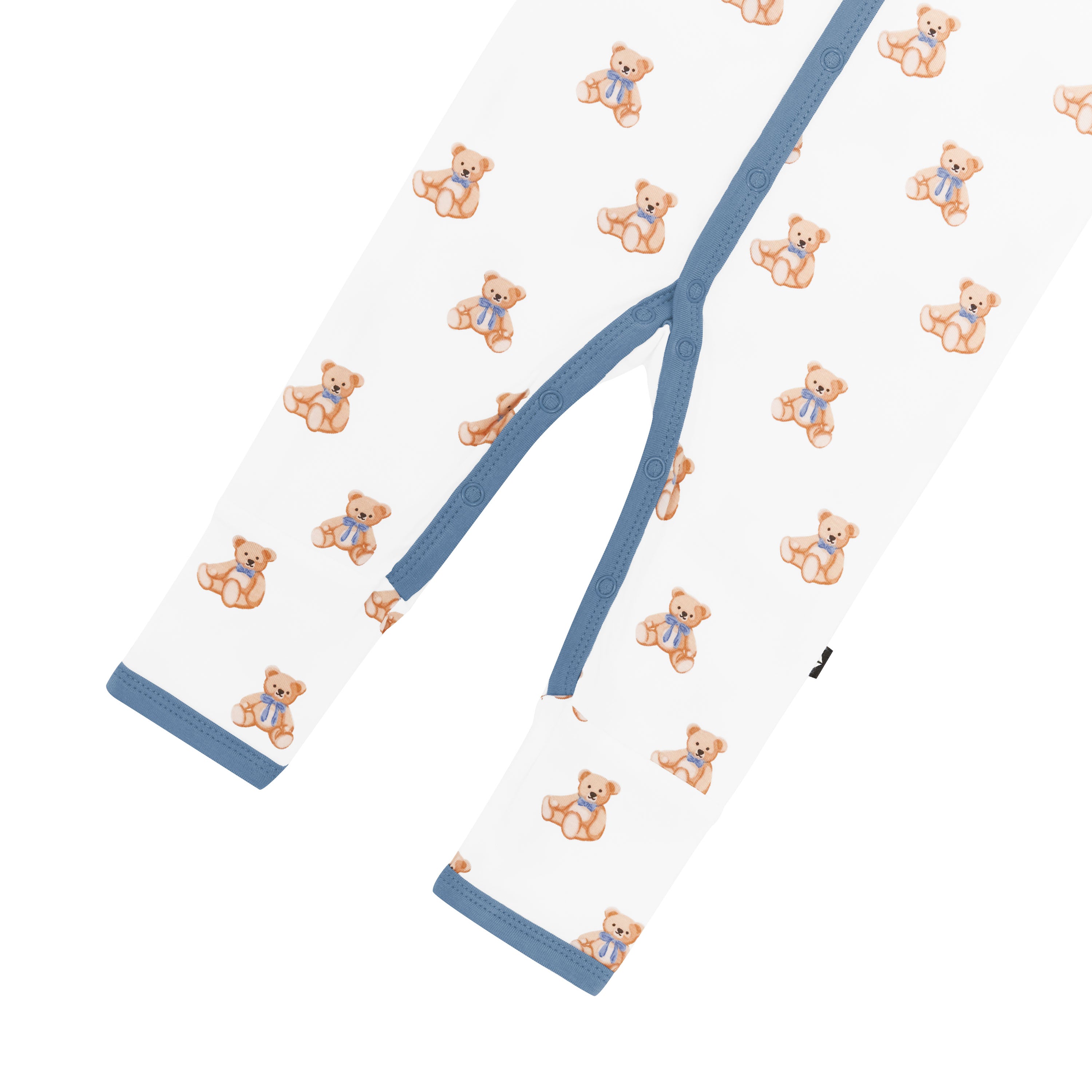 Romper in Teddy Bear bottoms snaps