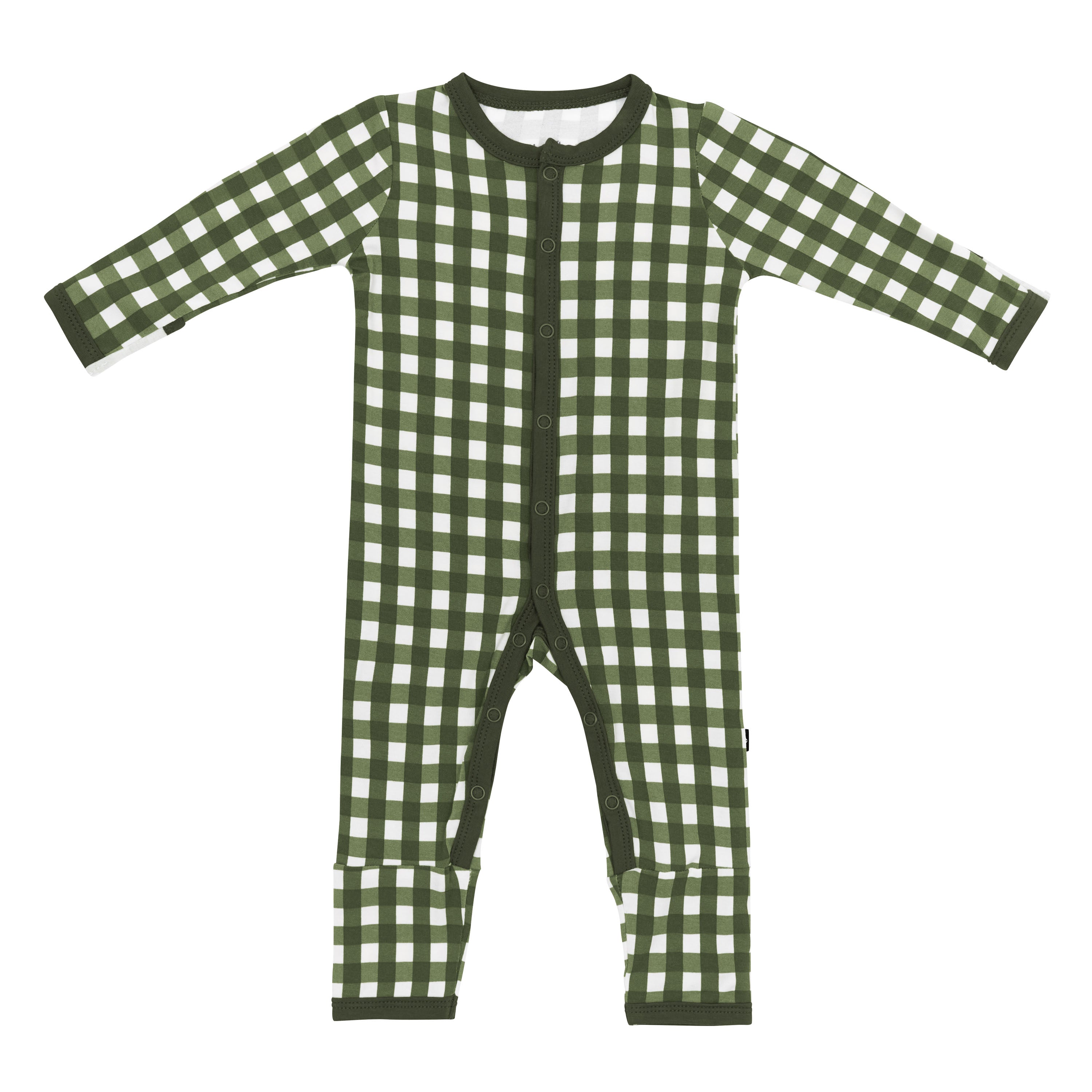 Product photo of the Romper in Gingham Fir