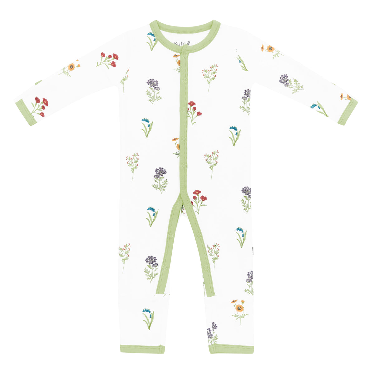 Snap Romper in Wildflower