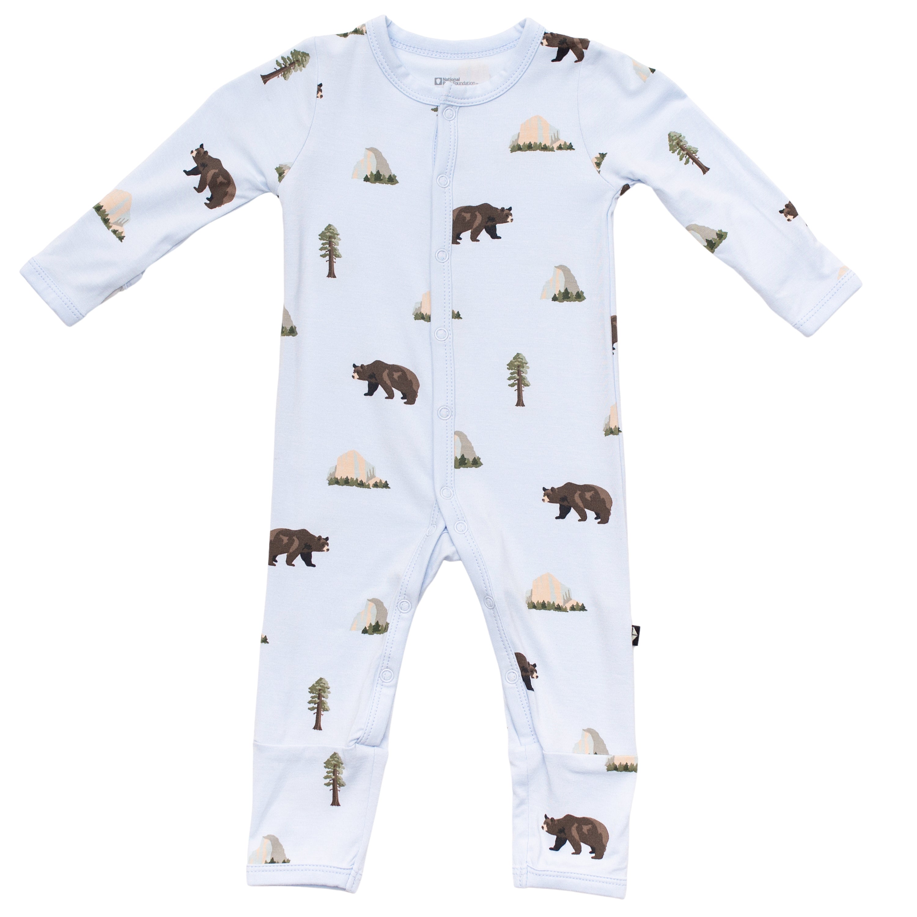 Romper pajamas in Yosemite