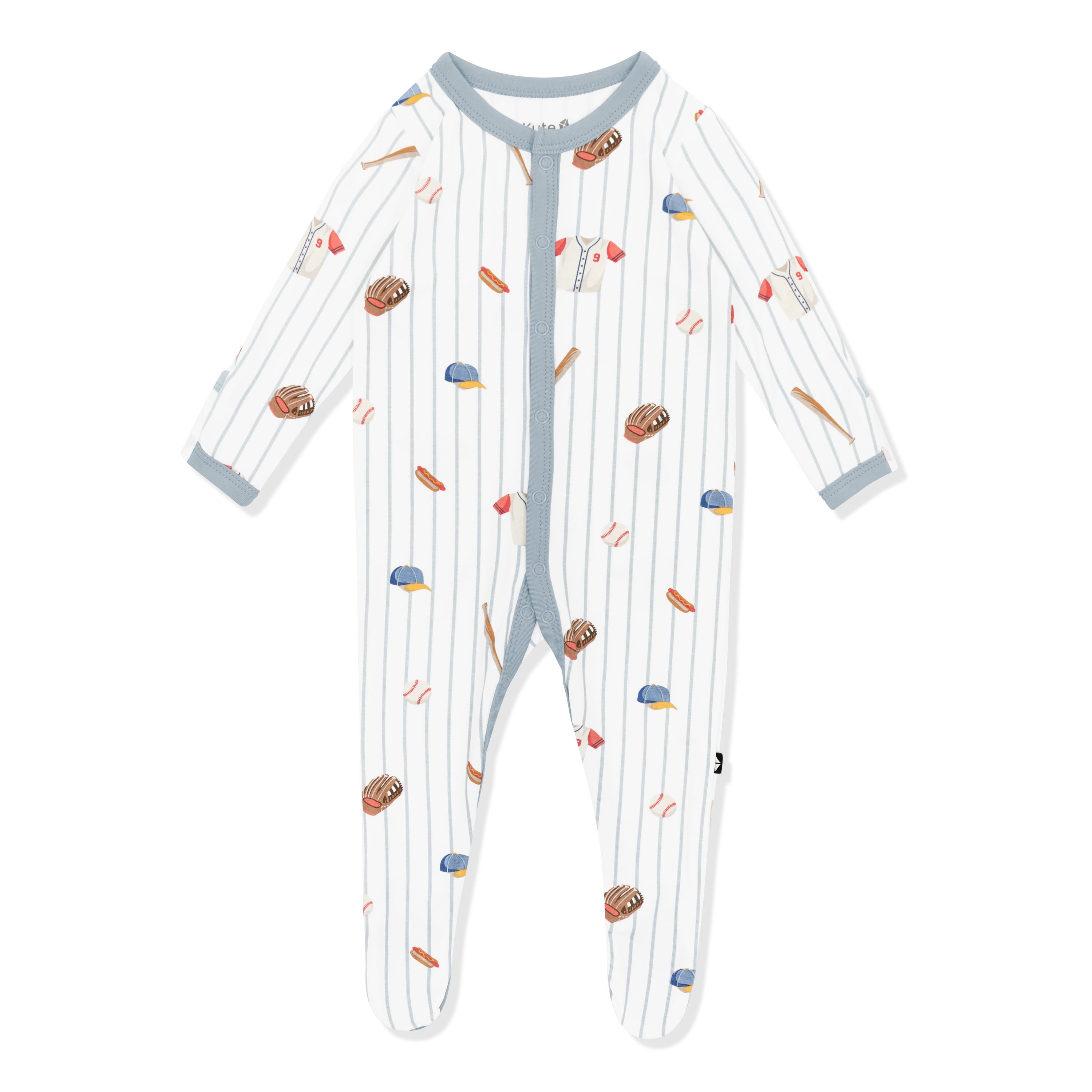 Footie in Home Run on a white surface