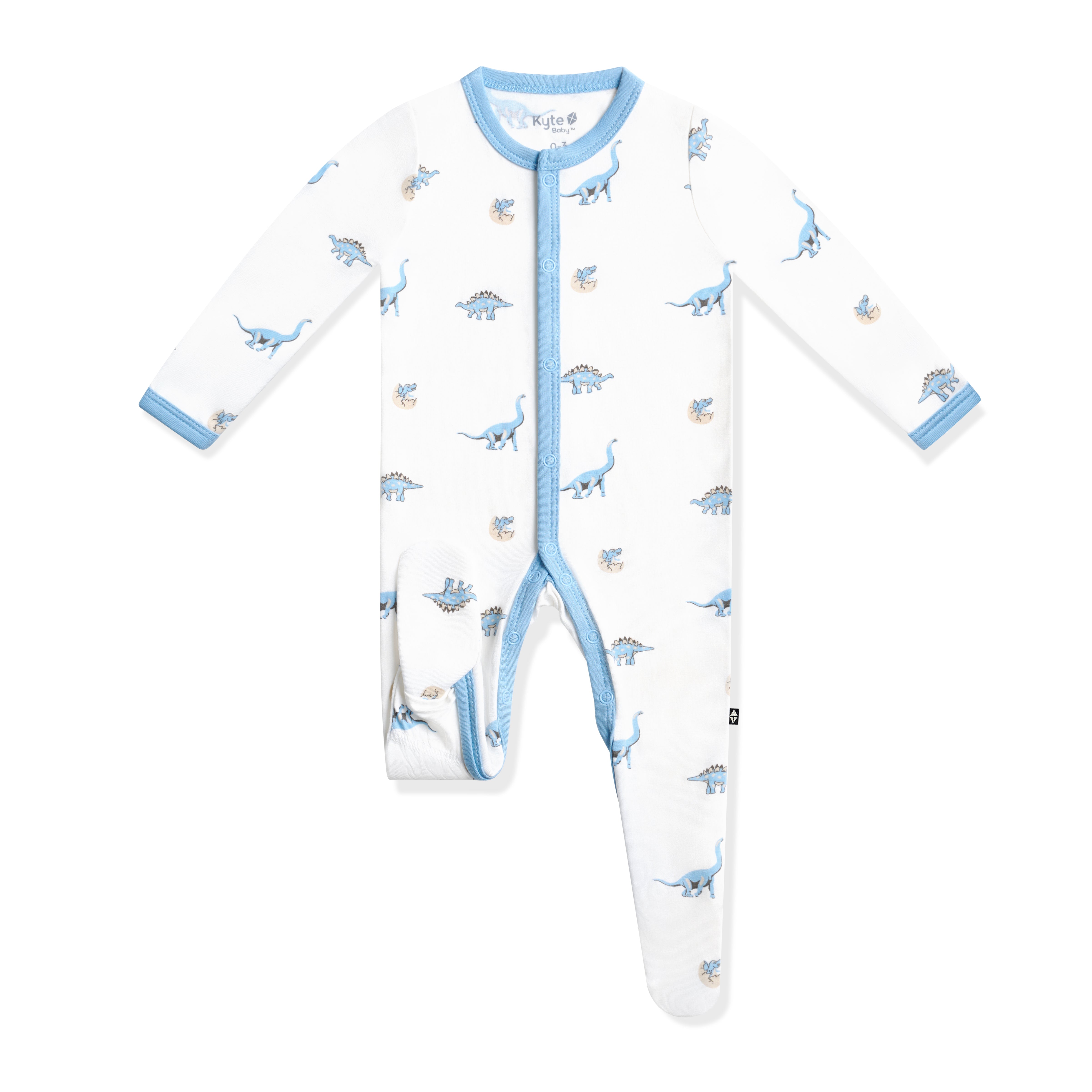 Bottom of the foot pad shown on the Footie in Jurassic