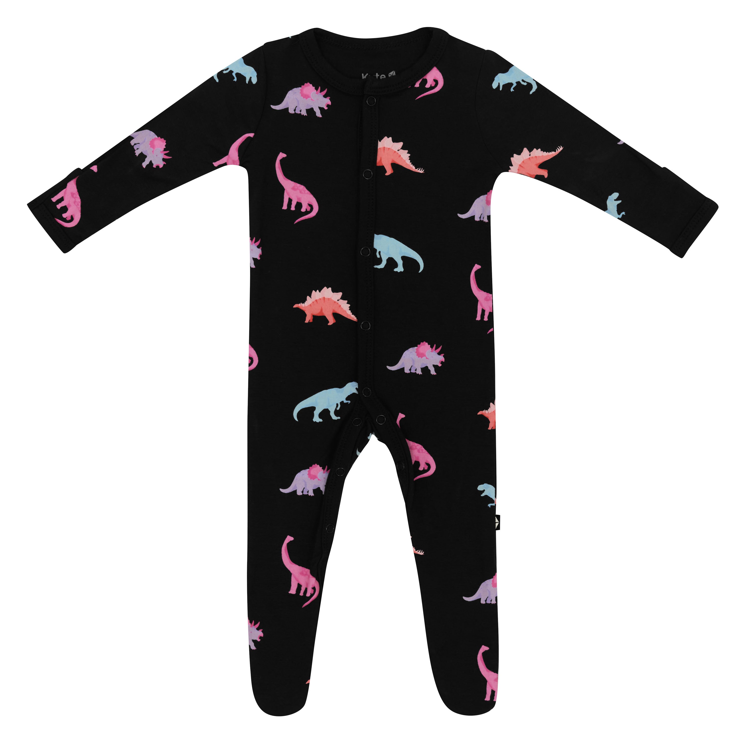 Kyte Baby Snap Footie in Midnight Roar