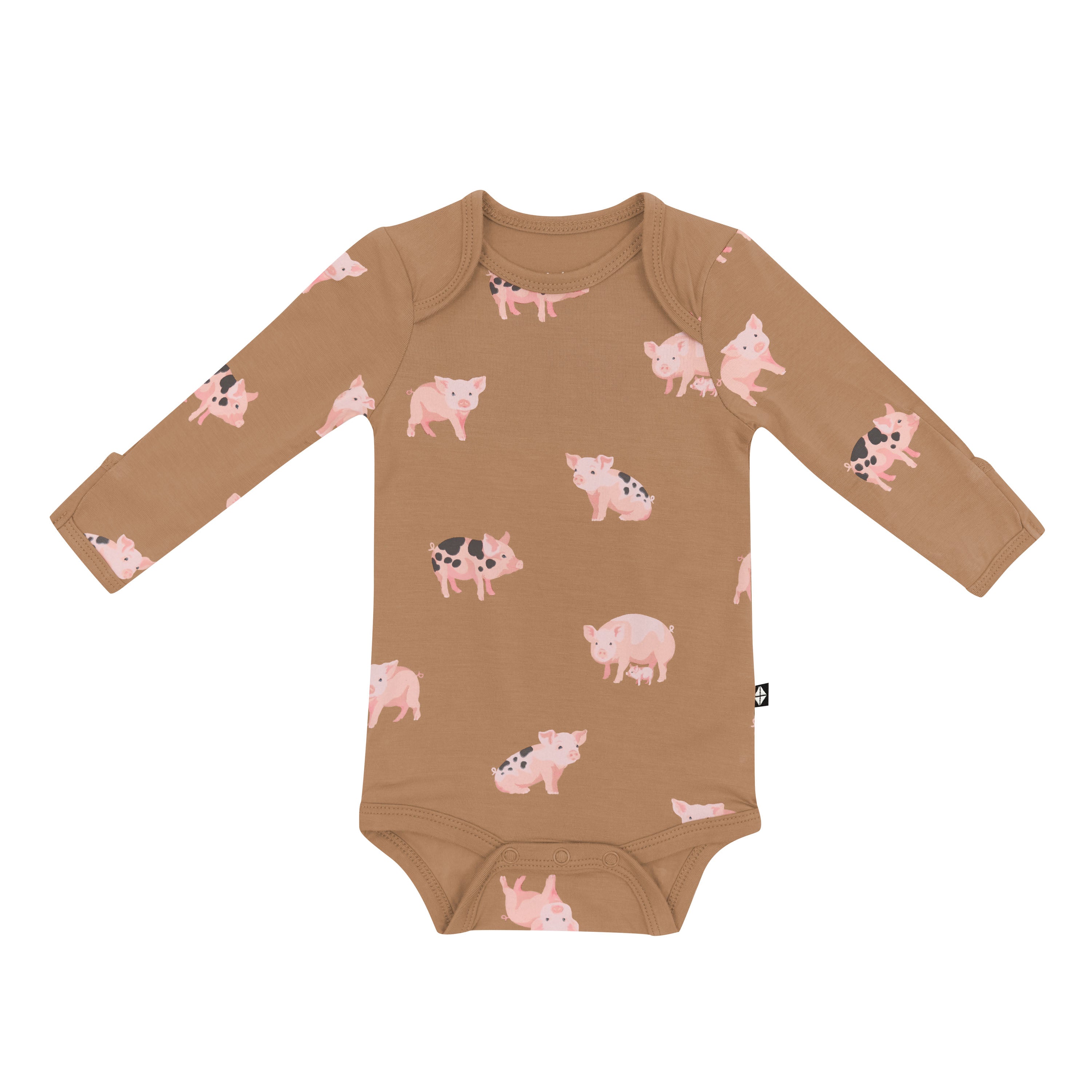 Product photo of the Long Sleeve Bodysuit in Pig