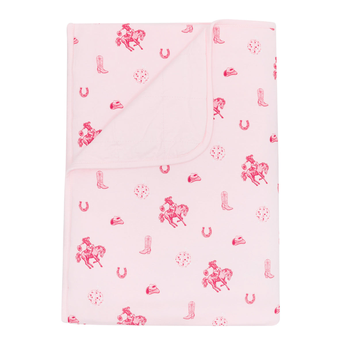 Product photo of the Toddler Blanket in Disco Cowgirl 1.0
