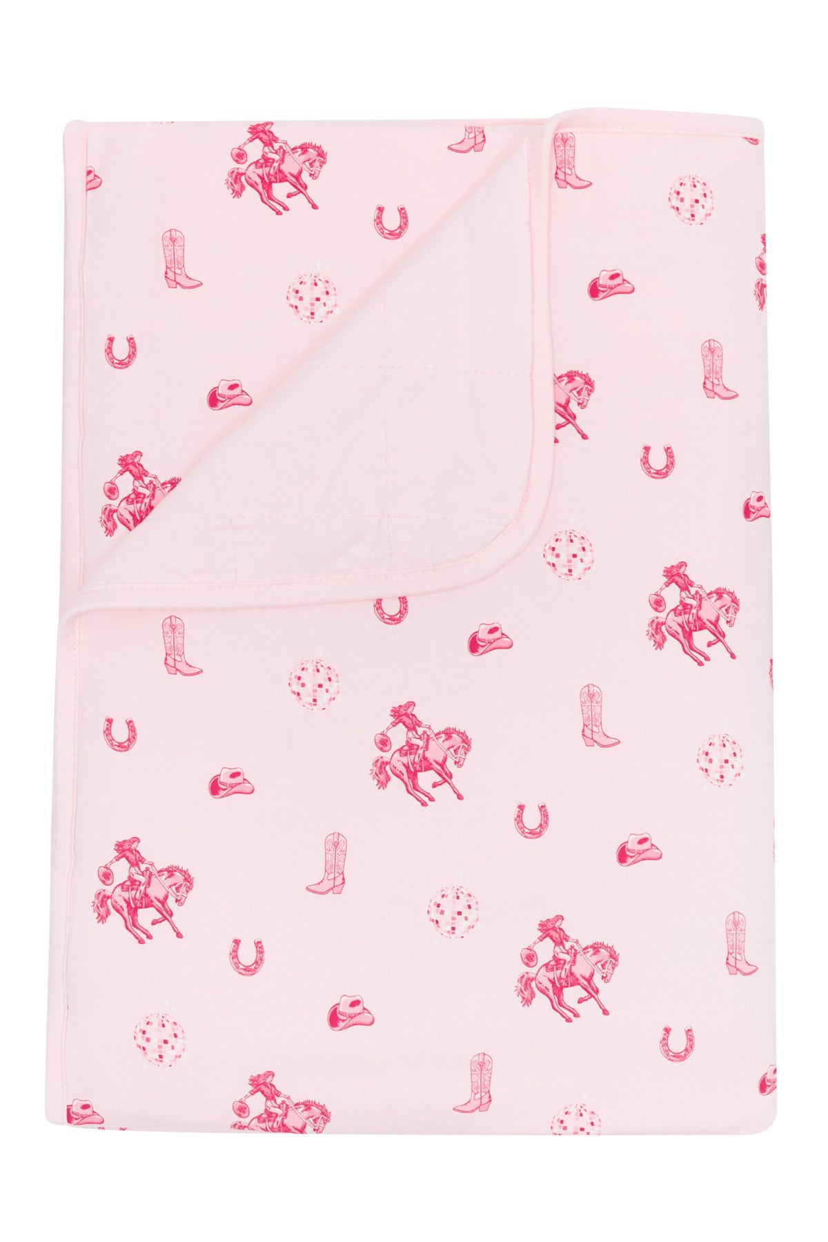 Product photo of the Toddler Blanket in Disco Cowgirl 1.0