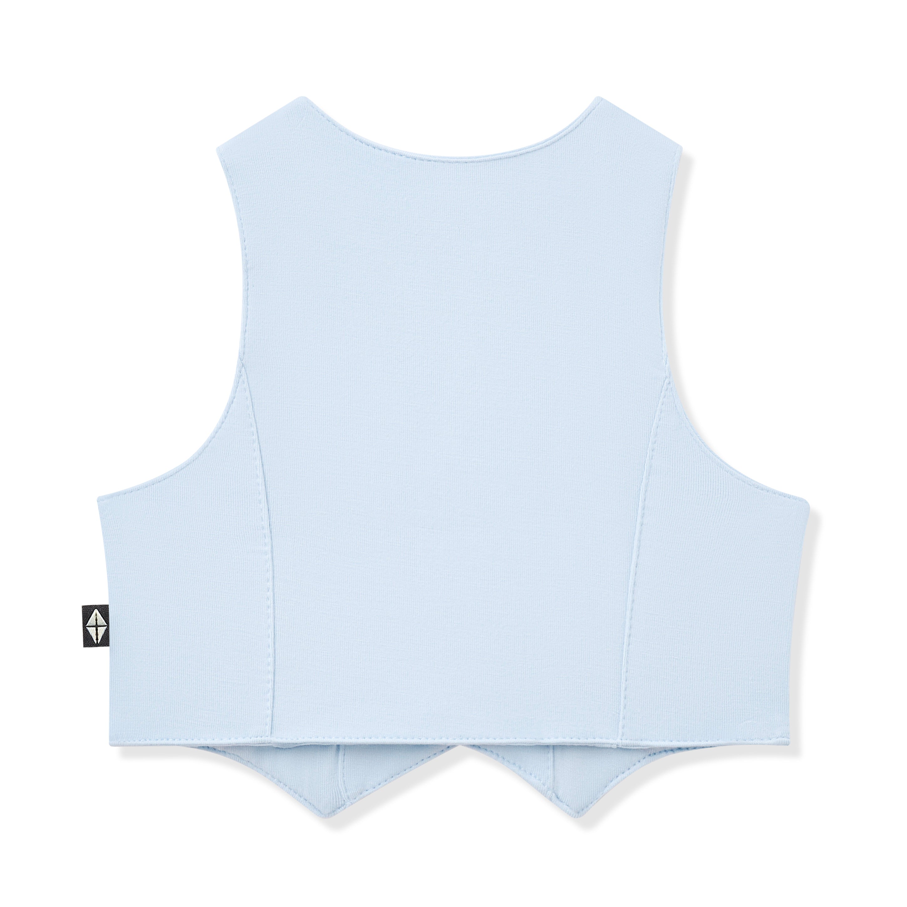 Back of the Tuxedo Vest in Breeze