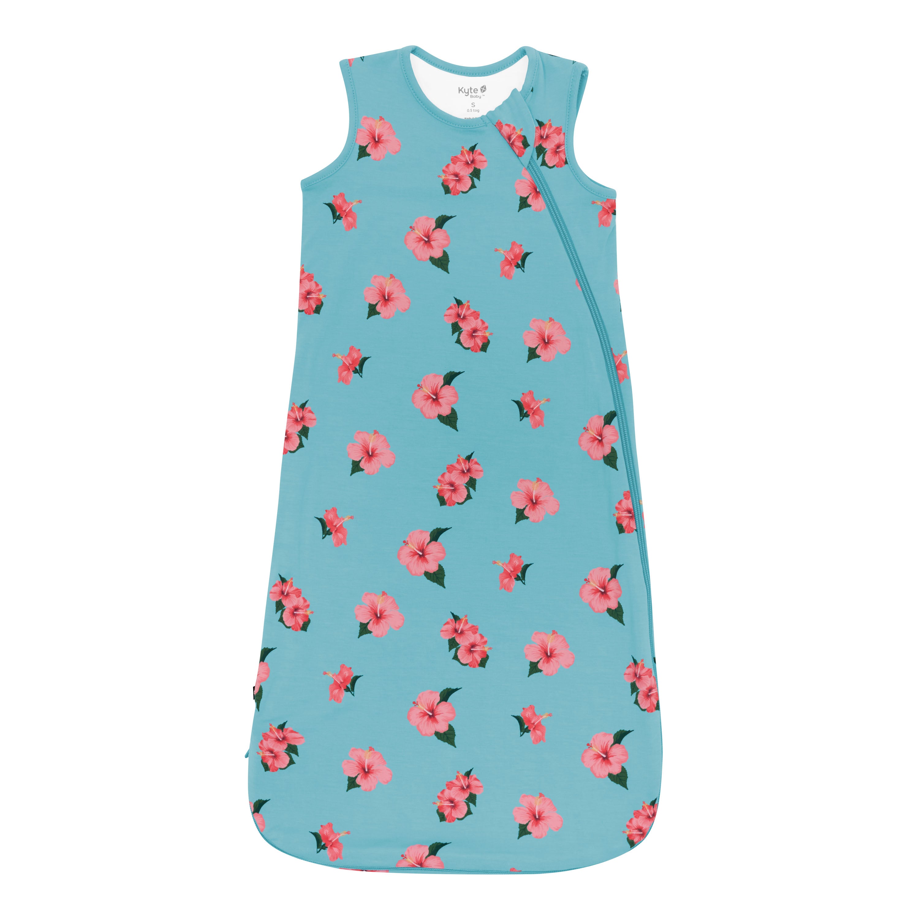Flat lay photo of the Sleep Bag in Hibiscus 0.5