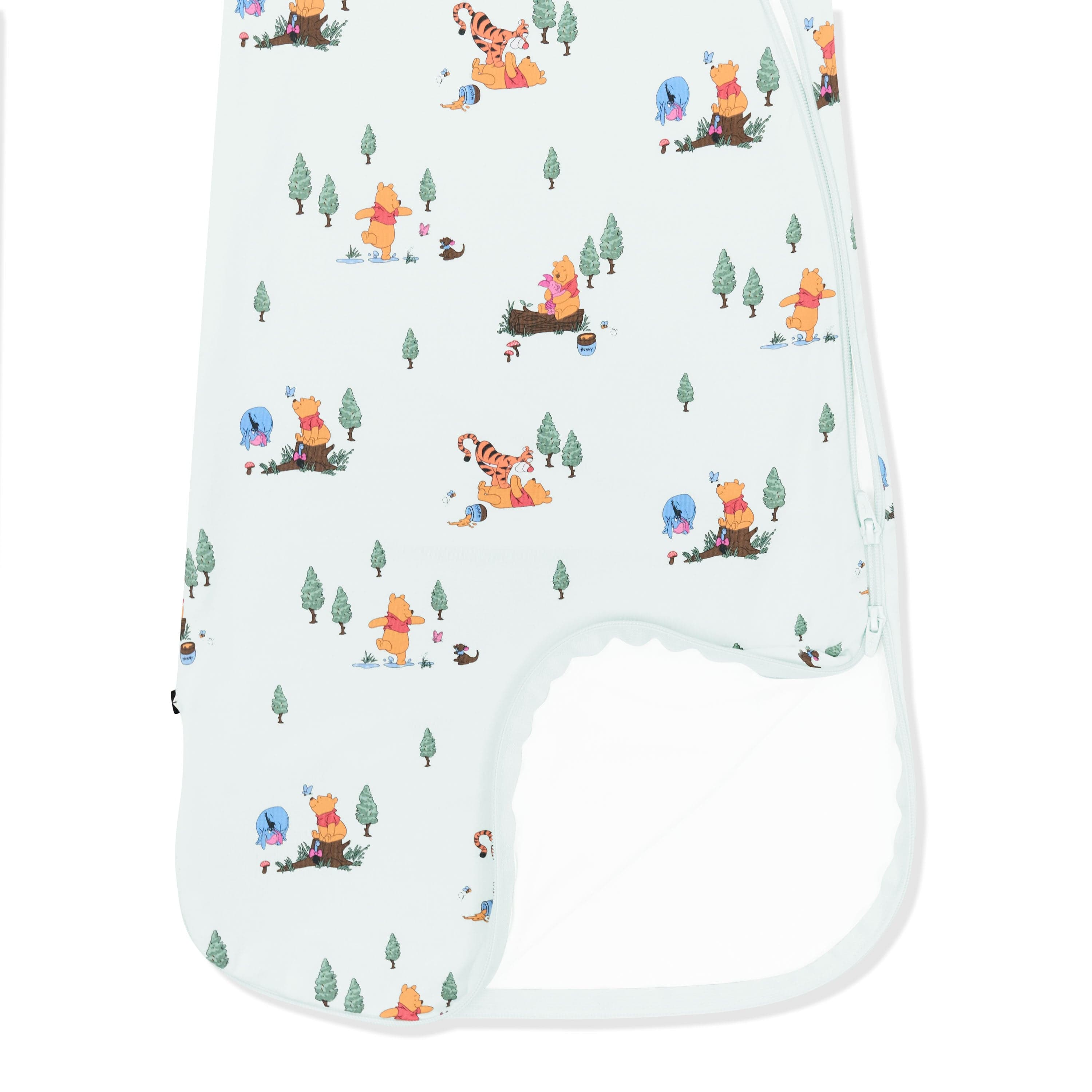 Double zipper shown on the Sleep Bag in Winnie the Pooh Hundred Acre Wood 0.5