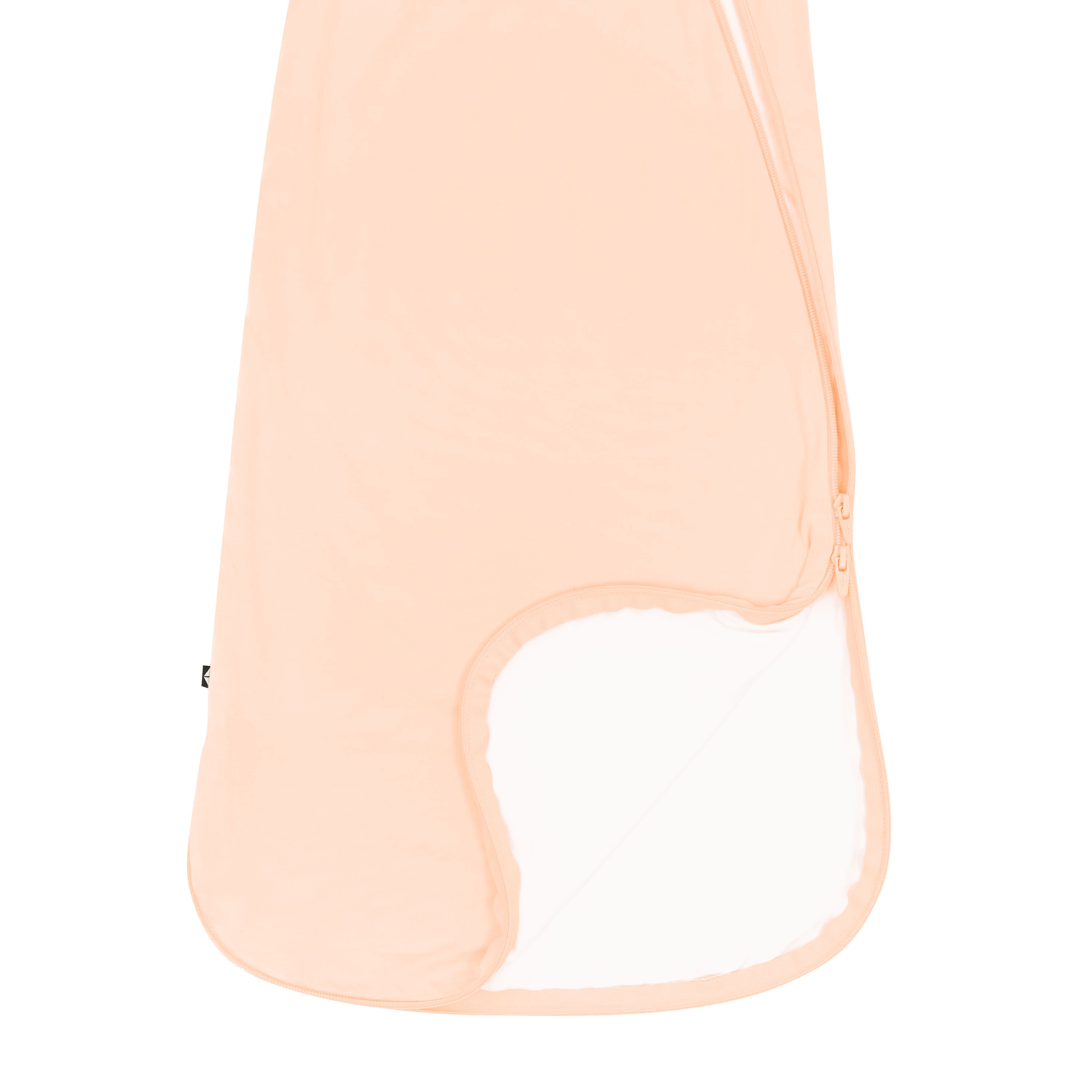 Sleep Bag in Canyon 0.5 bottom zipper undone showing the dual zipper system