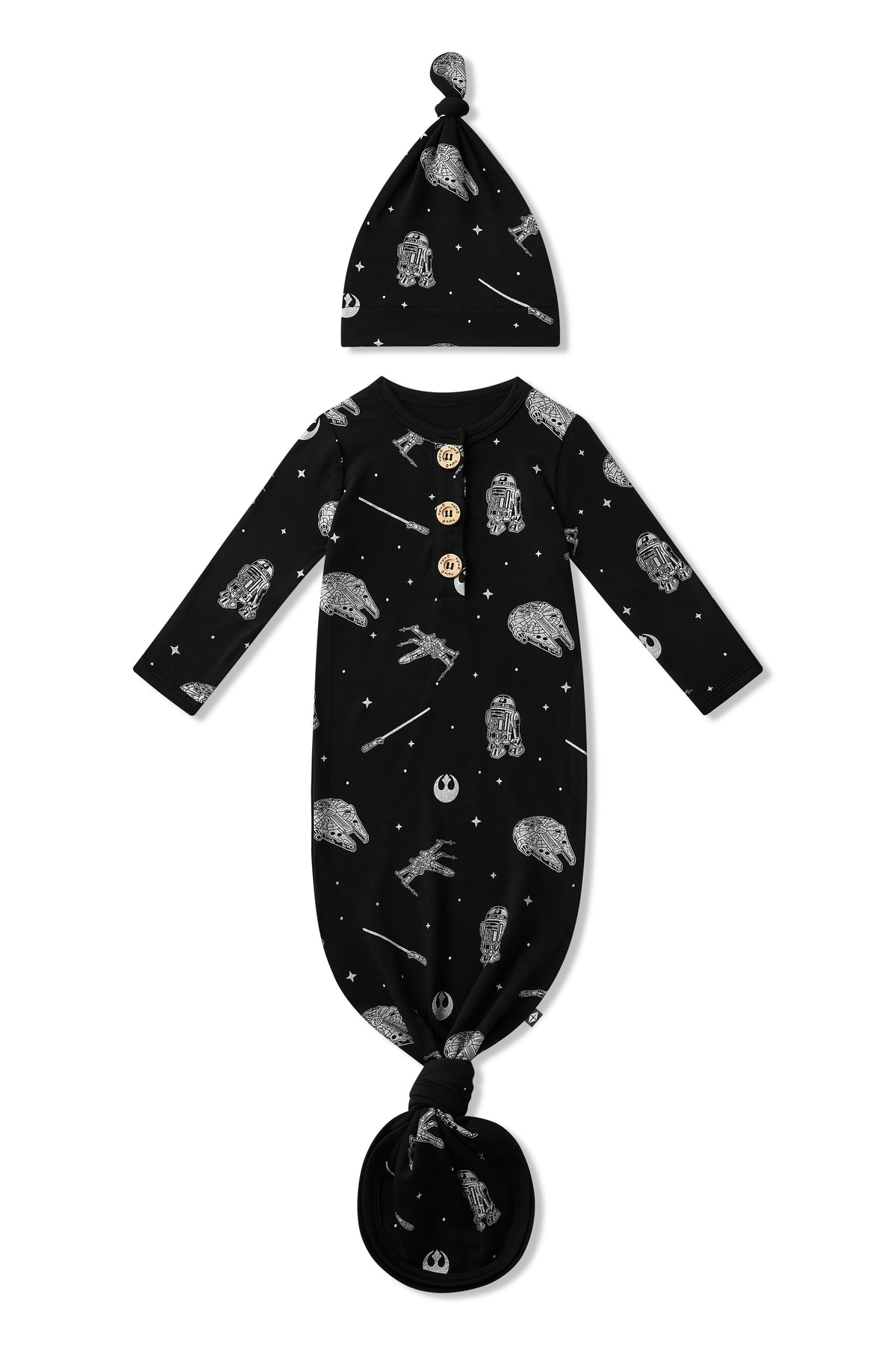 Product photo of the Knotted Gown with Hat Set in STAR WARS™ shown on a white surface