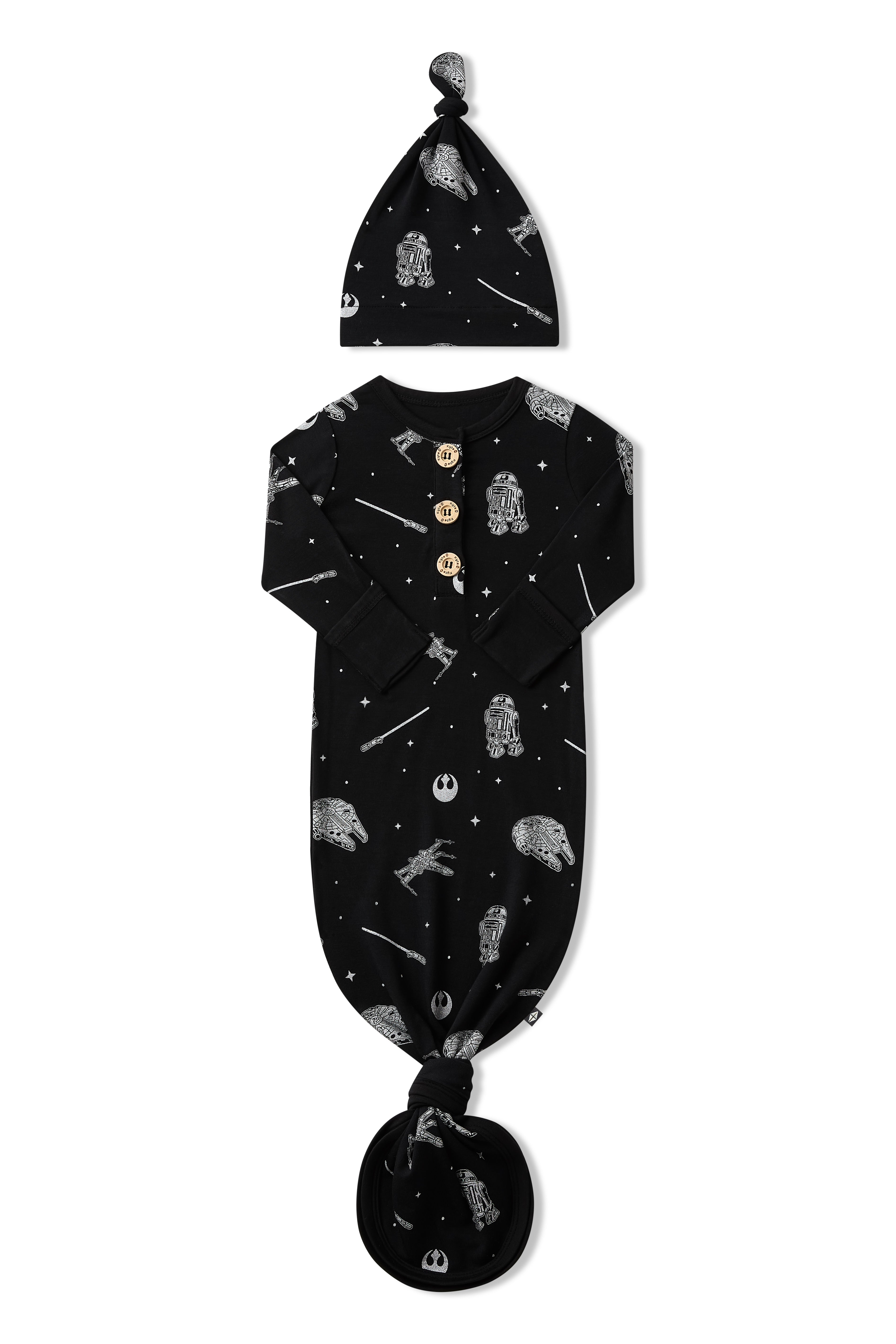 Knotted Gown with Hat Set in STAR WARS™ with the arms folded inwards on a white background