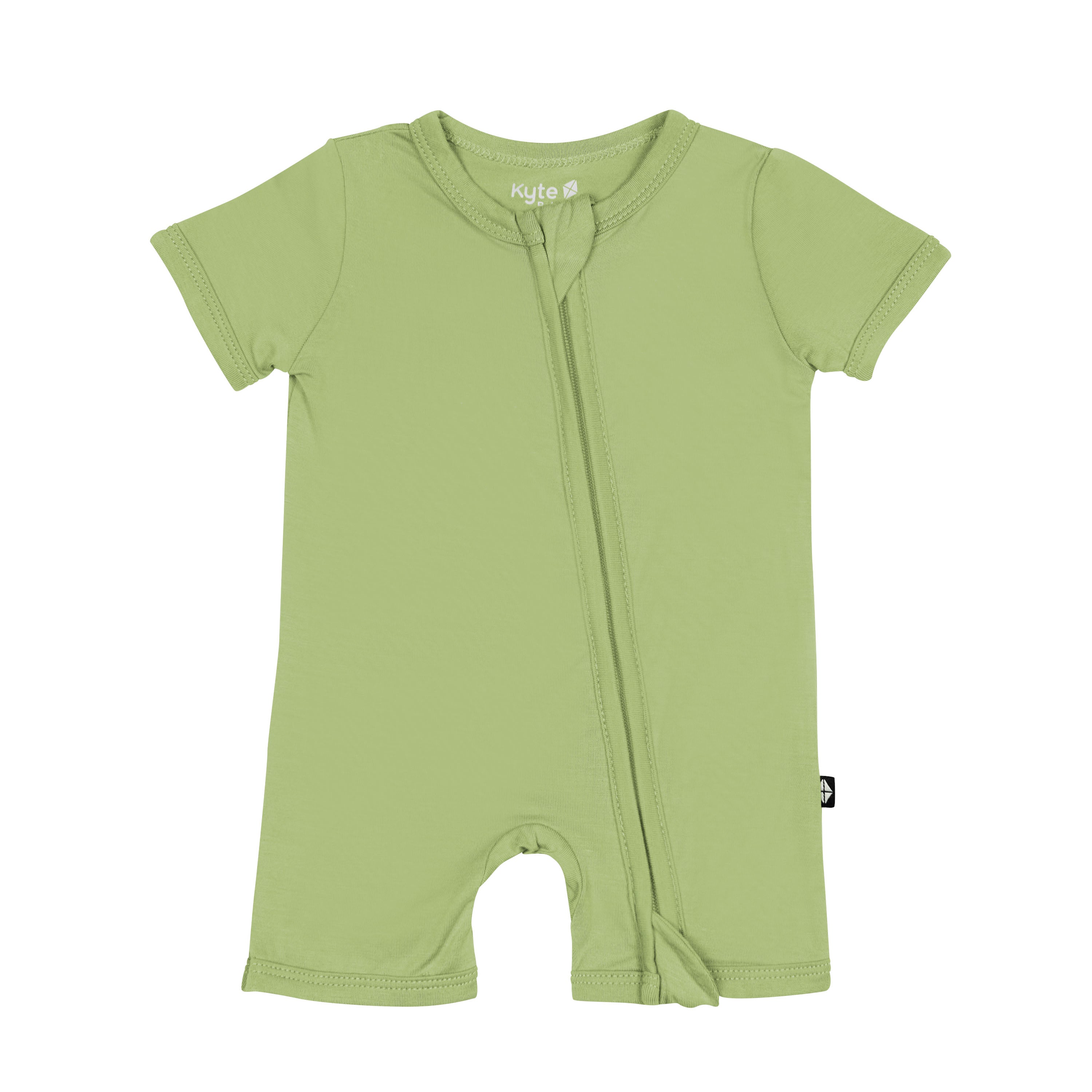 Kyte Baby Zippered Shortall Romper in Honu