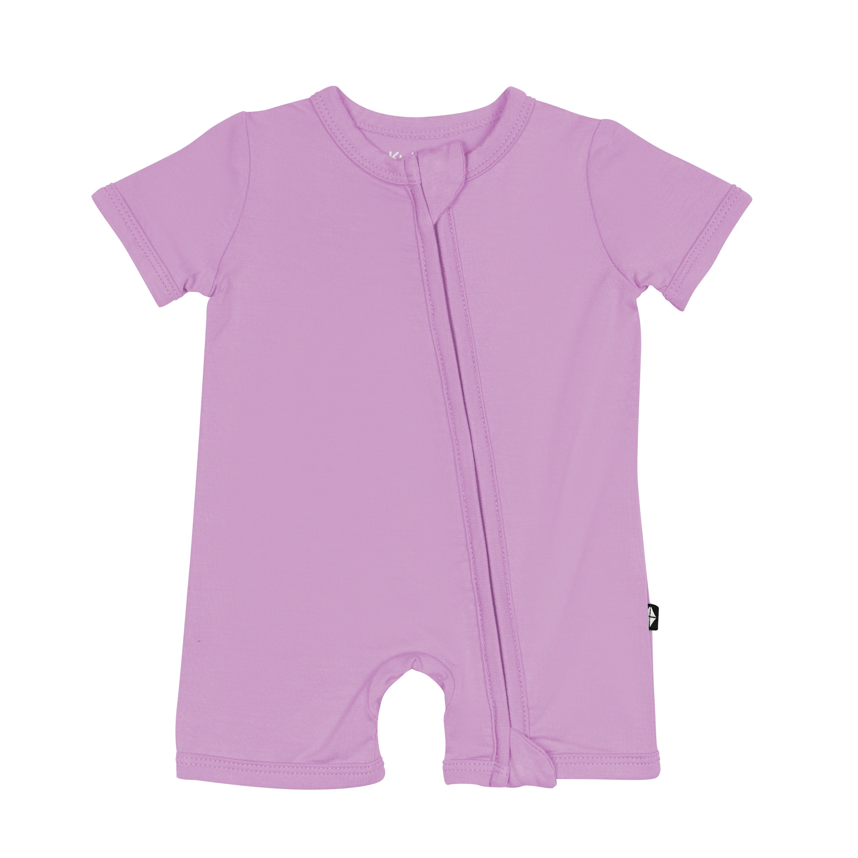 Kyte Baby Zippered Shortall Romper in Poi
