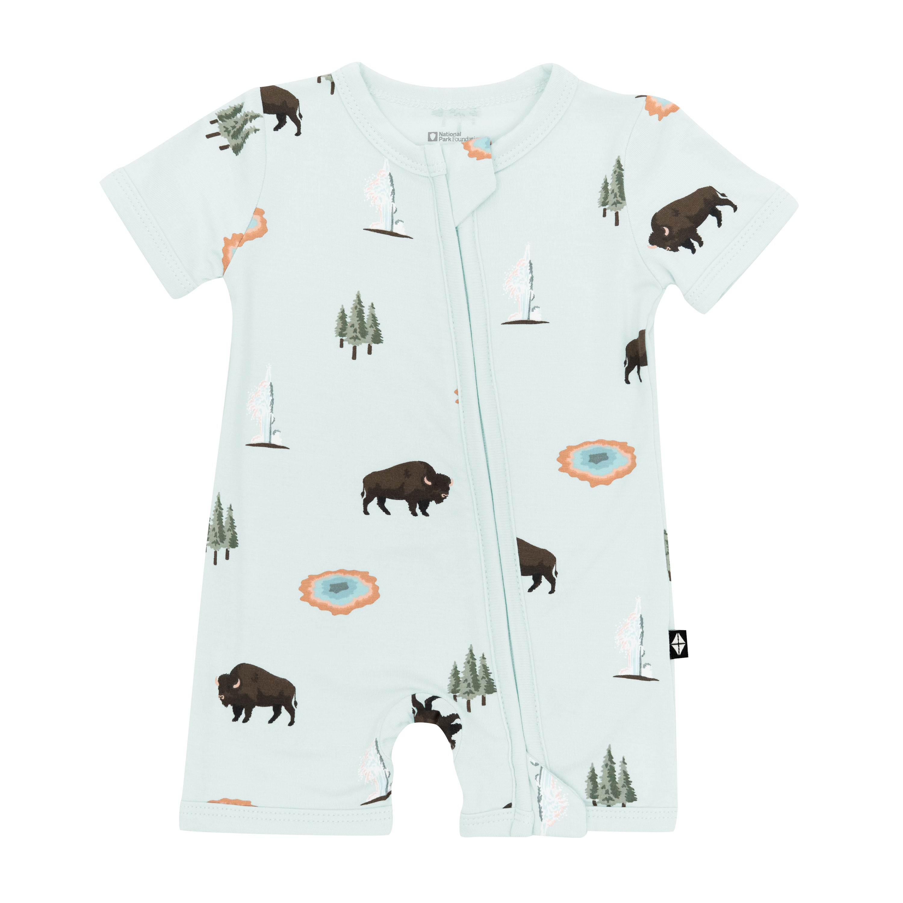 Zippered Shortall Romper in Yellowstone