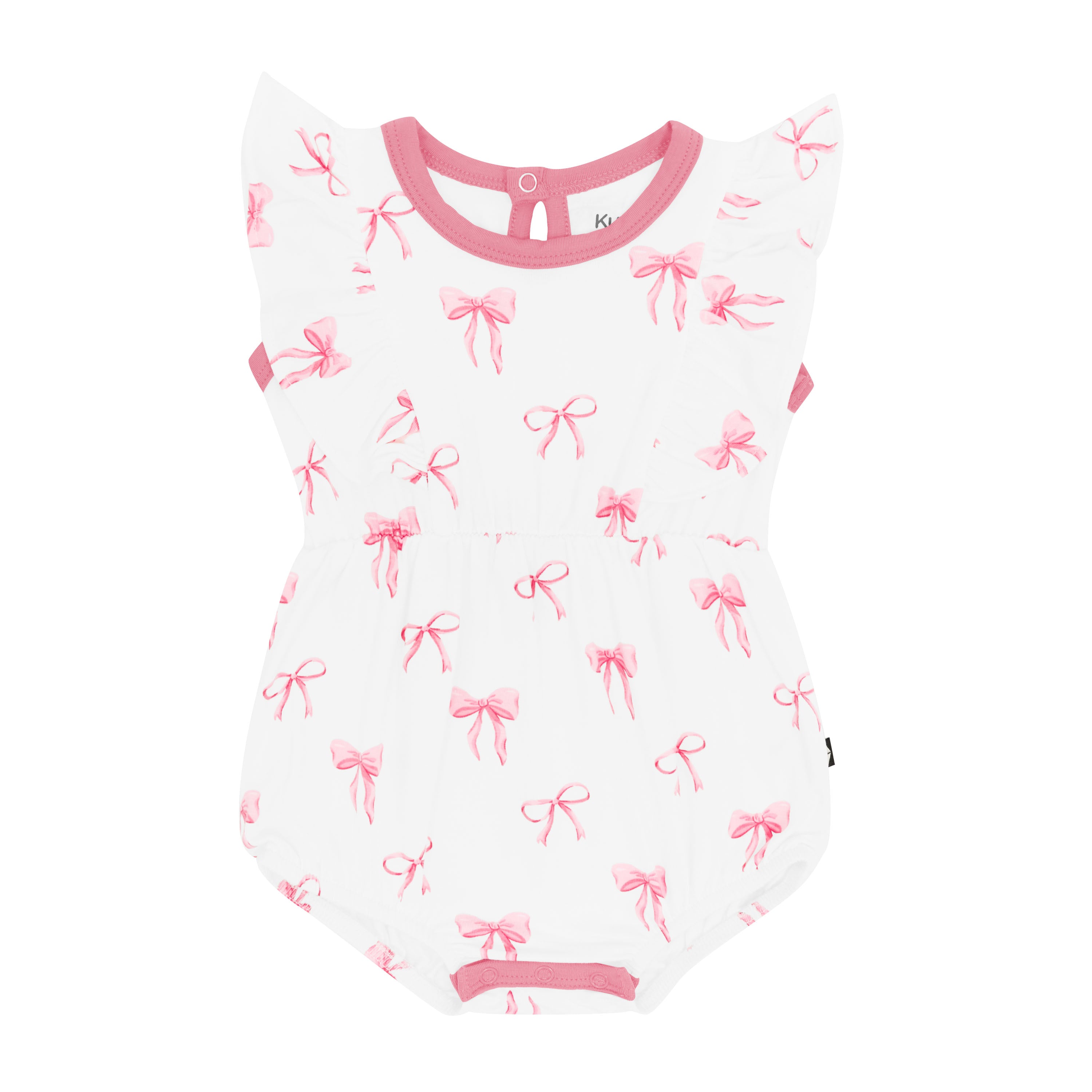 Infant Bubble Romper in Bow