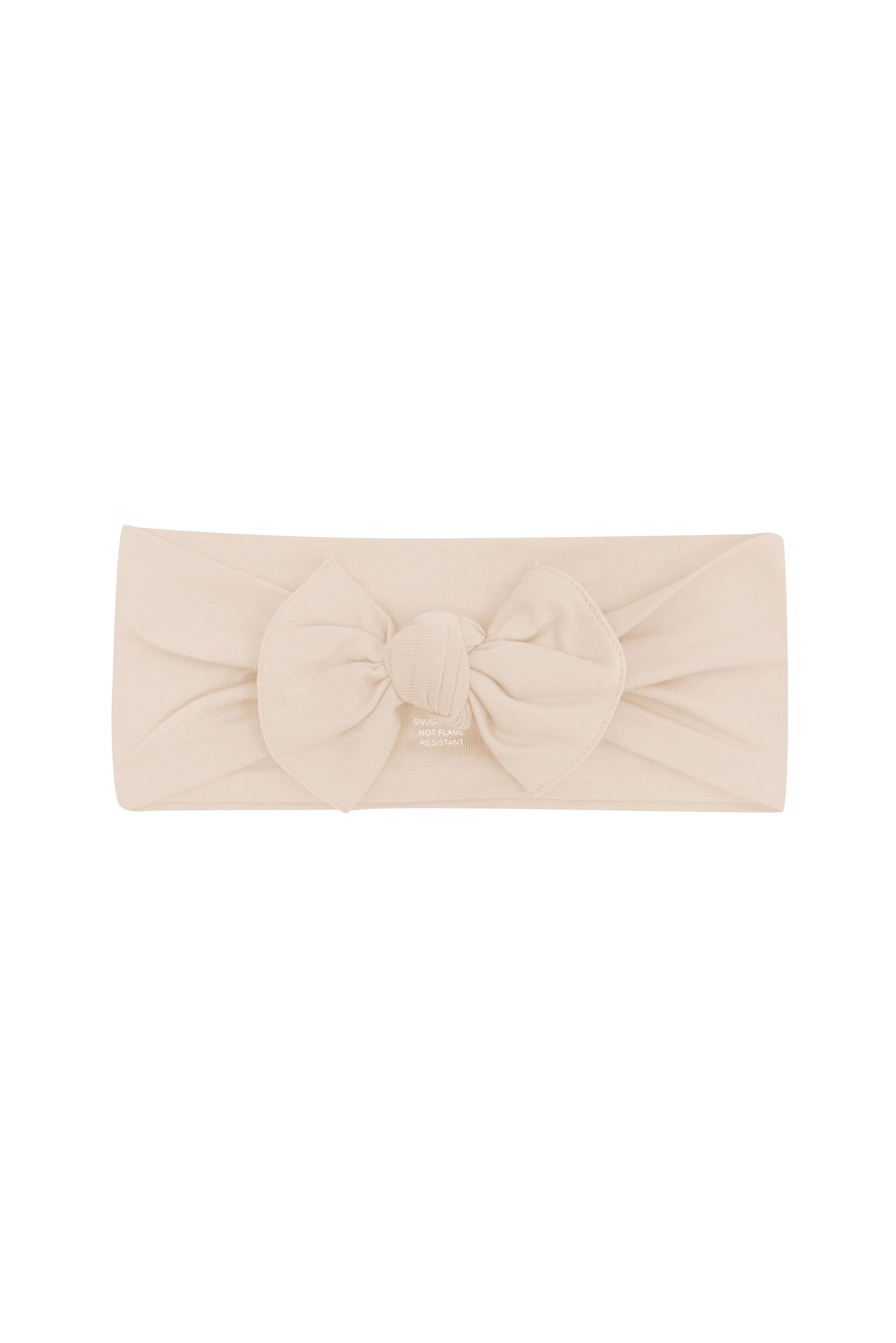 Product photo of the Knotted Bow Headband in Bisque
