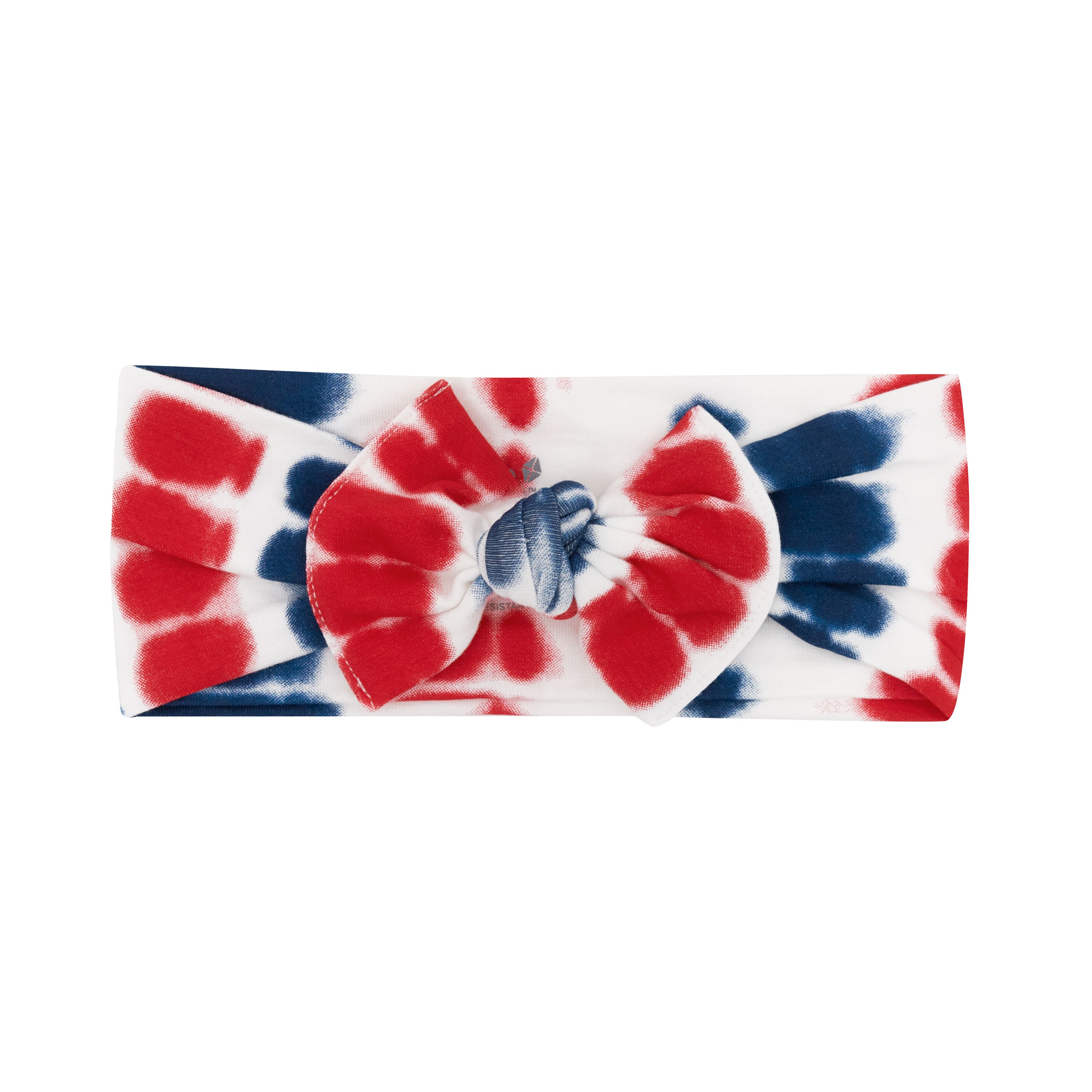 Kyte Baby's Knotted Bow Headband in Liberty Rip Tide