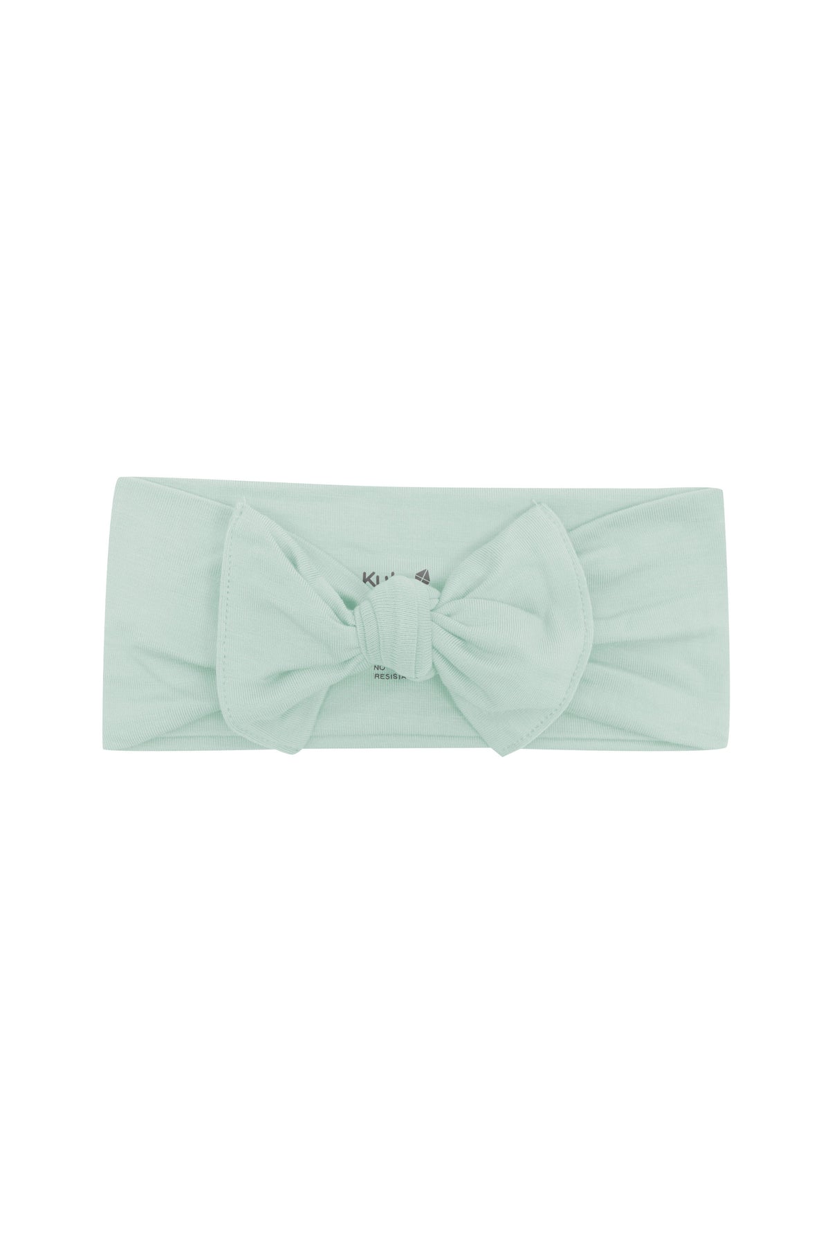 Flat lay of Kyte Baby Bow in Sage