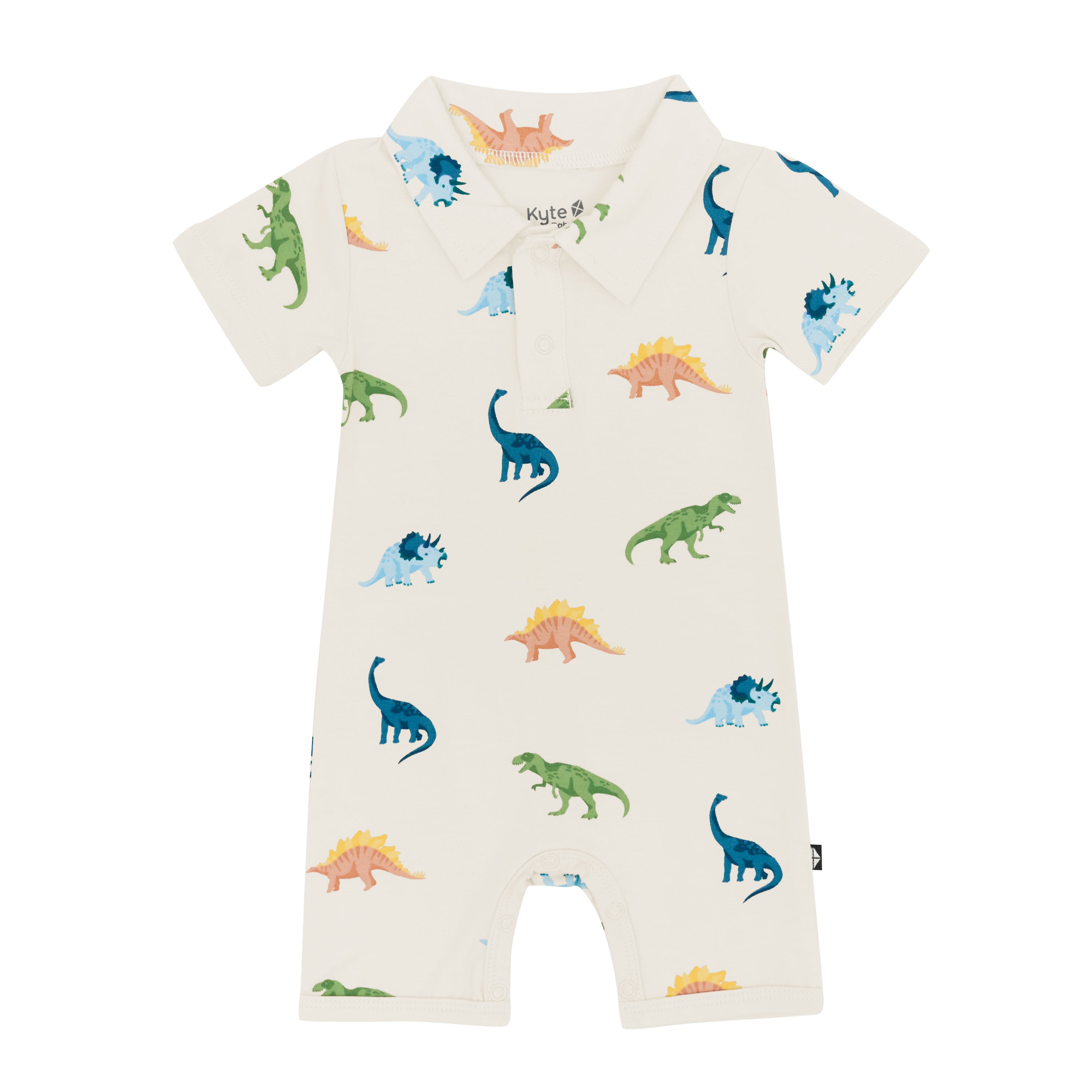 Polo Shortall Dinosaur outfit in Ecru Roar