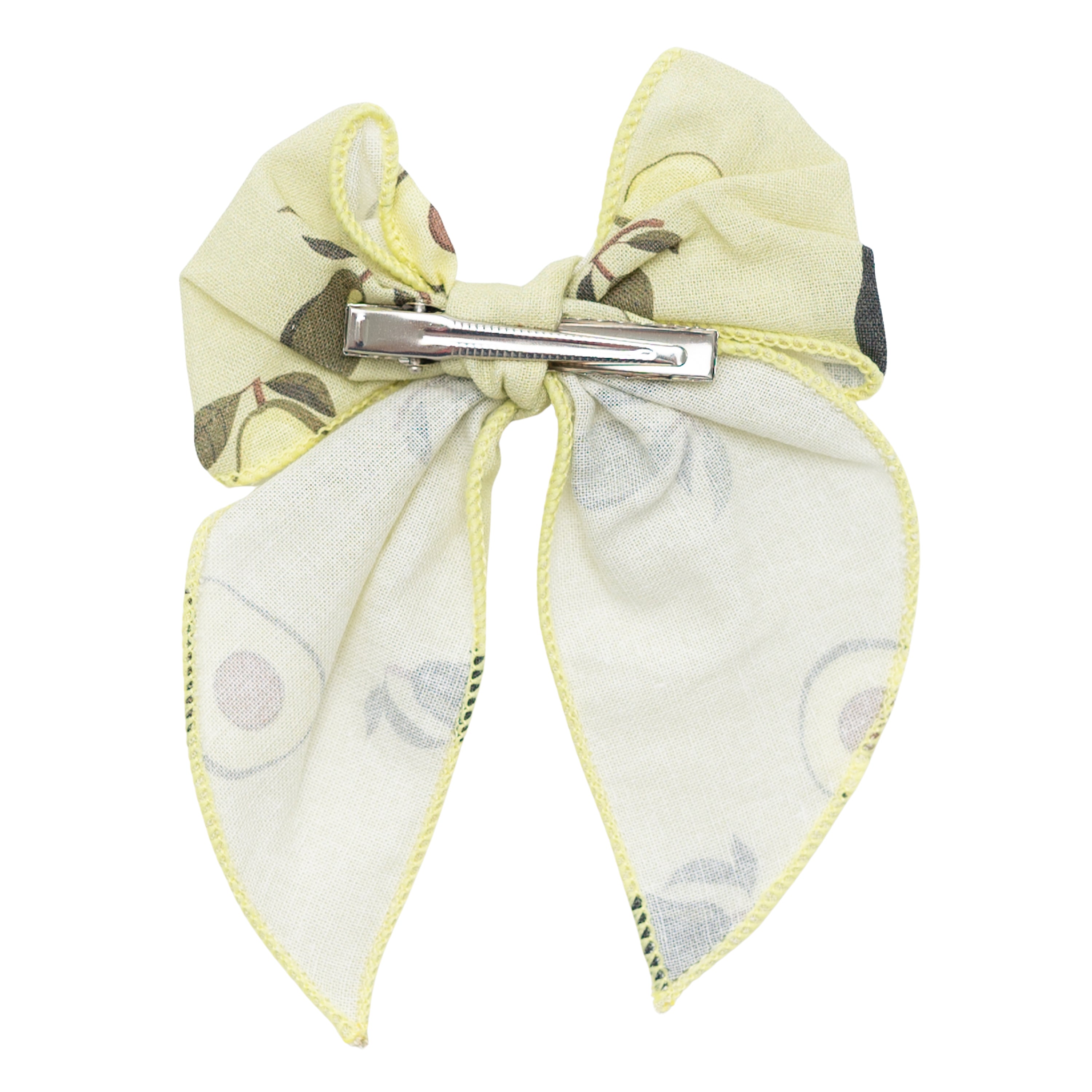 Linen Fable Bow in Avocado