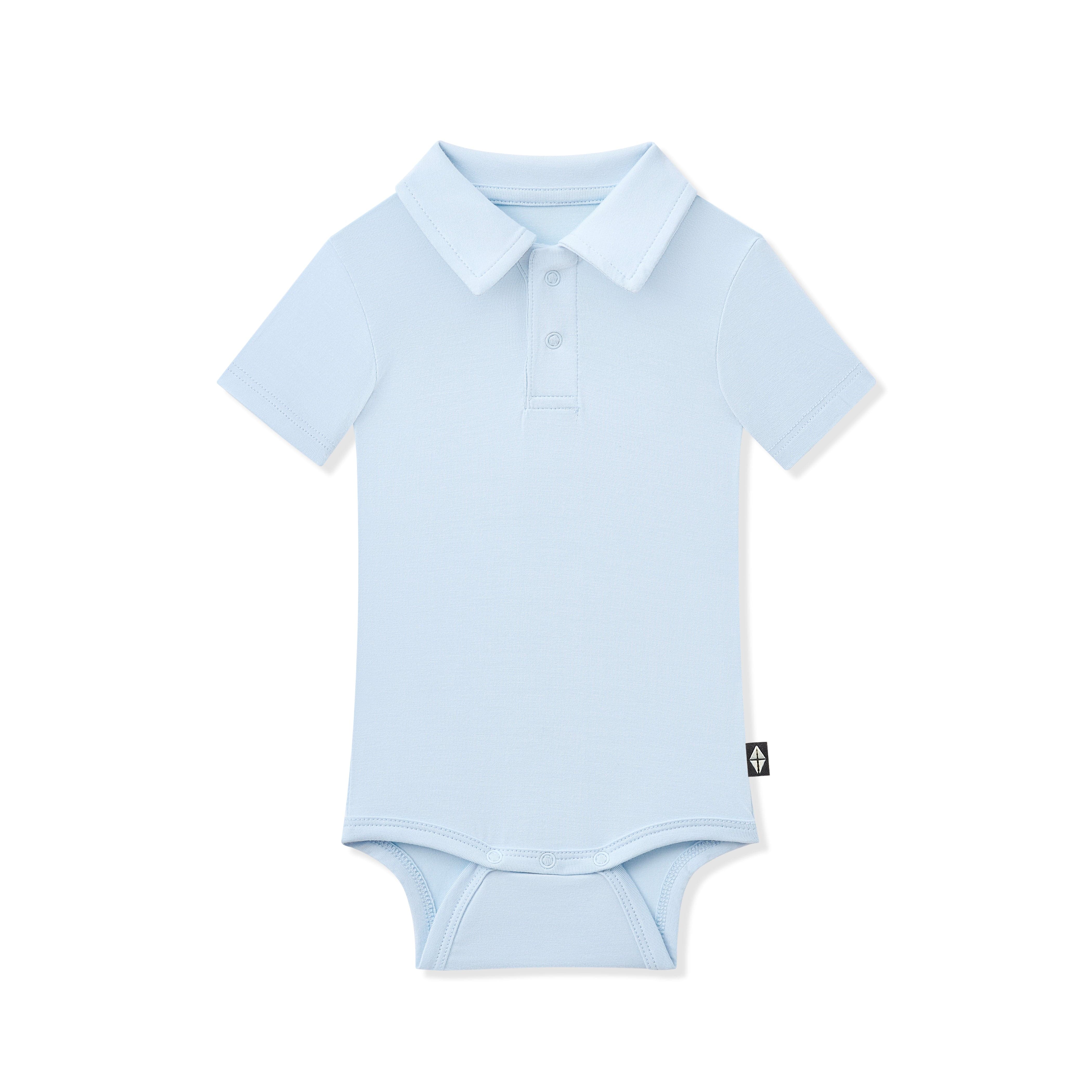 Product photo of the Polo Bodysuit in Breeze