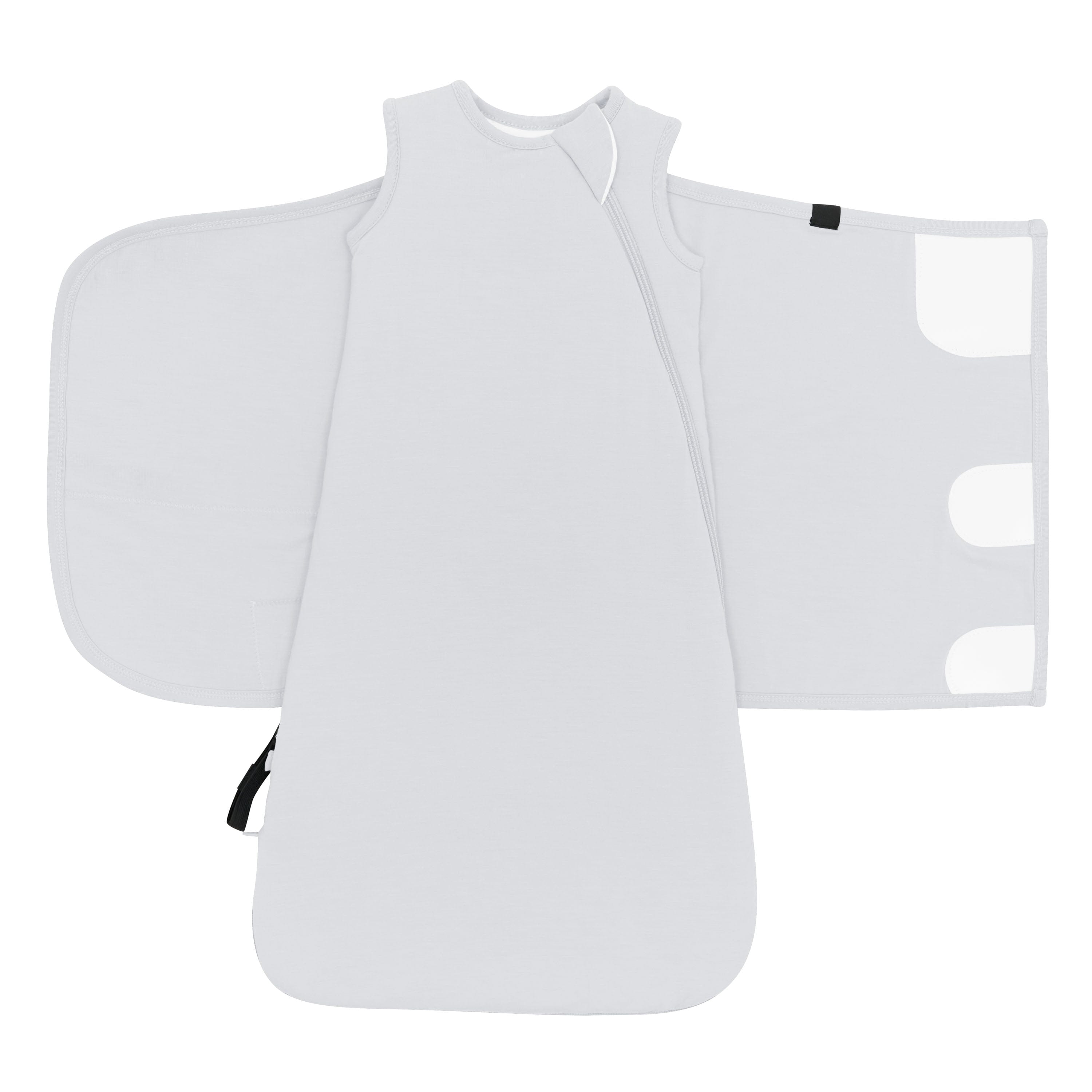 Sleep Bag Swaddler in Storm 1.0 shown unswaddled