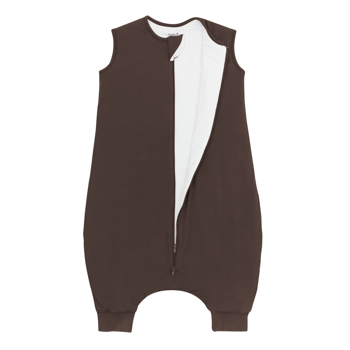 Sleep Bag Walker in Espresso 1.0 shown unzipped