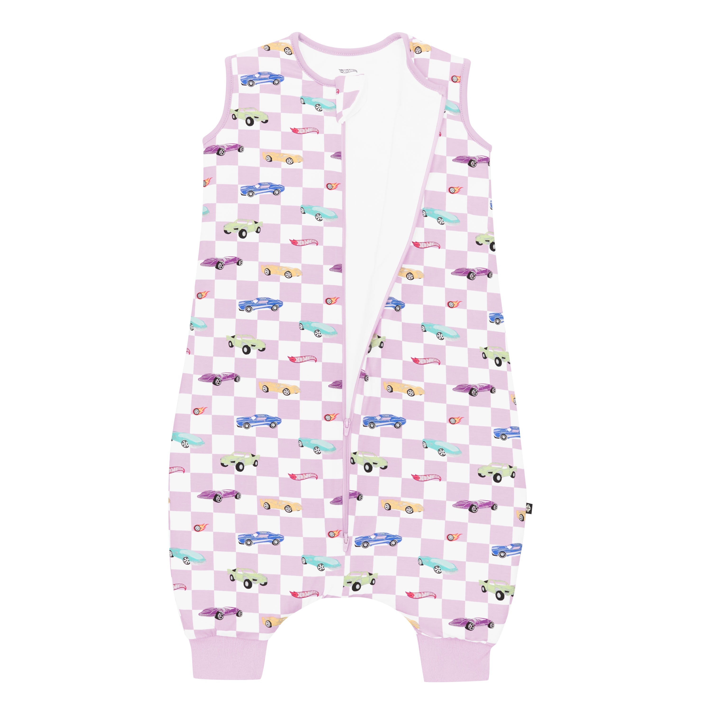 Double zipper on the Sleep Bag Walker in Sparkles and Speed 1.0