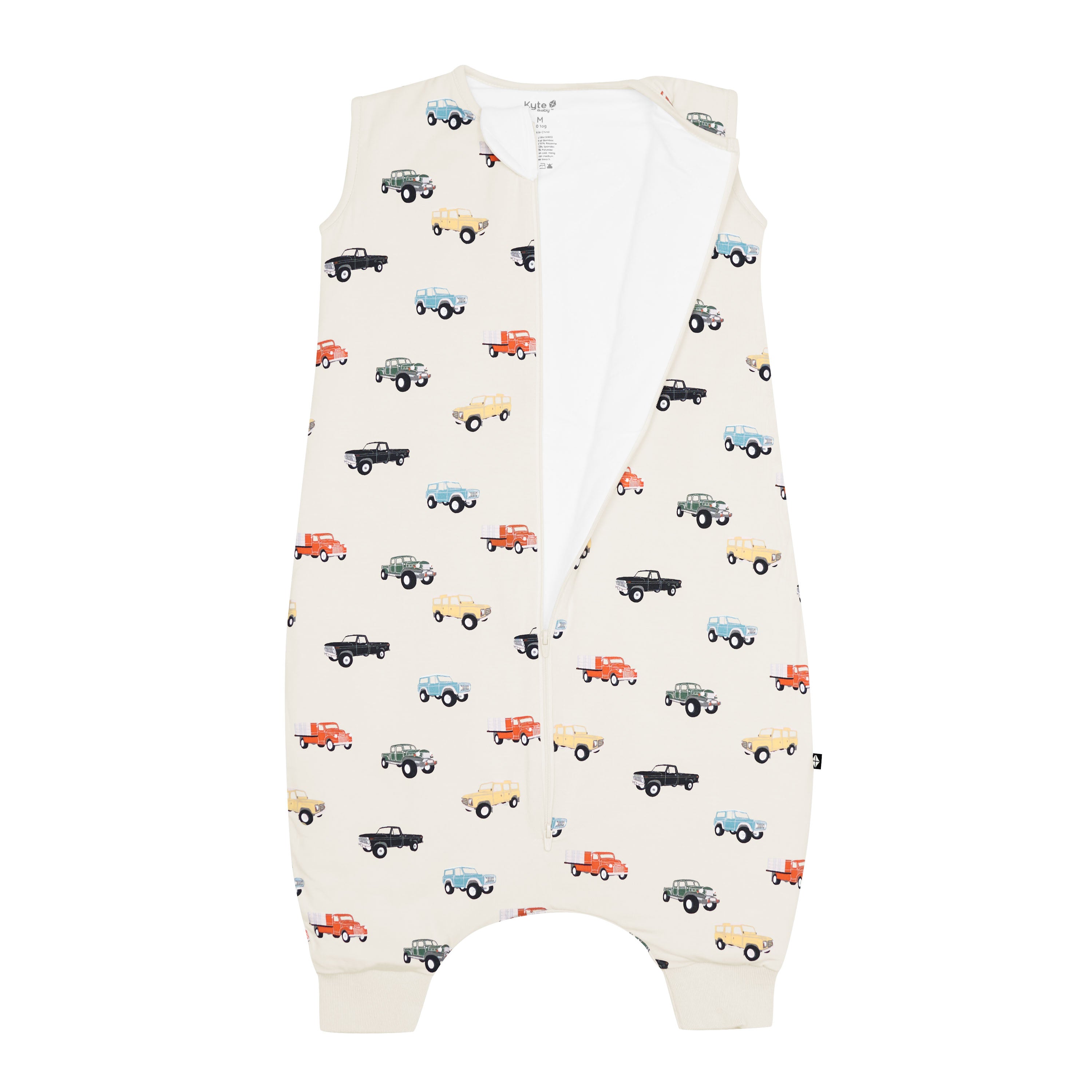 Sleep Bag Walker in Vintage Truck 1.0 shown unzipped